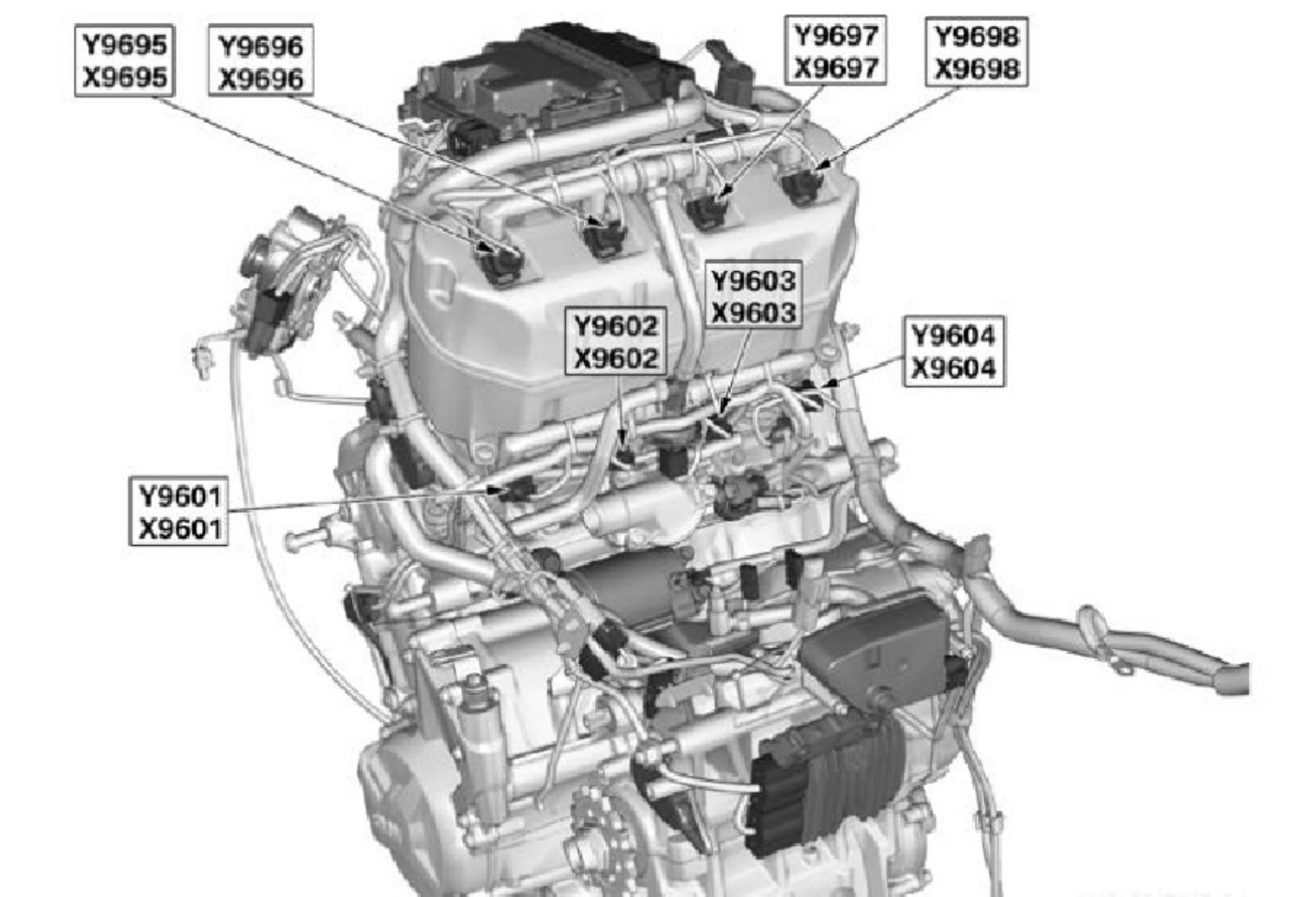Sample 8 of BMW Wiring Diaram BMW S1000RR 0507 Complete Electrical Wiring Schematic & System Diagram [PDF]