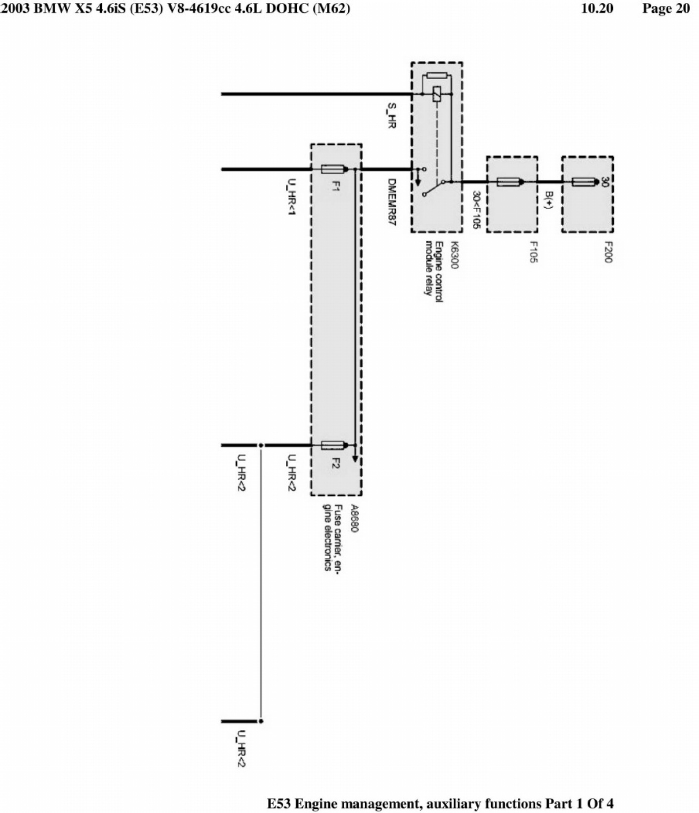 Sample 6 of BMW X5 4 6 E53 ECU DME Wiring Diagram P Complete Electrical Wiring Schematic & System Diagram [PDF]