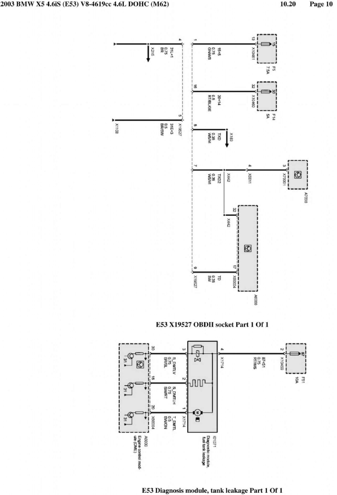 Sample 4 of BMW x5 4 6 E53 Ecu Dme Wiring Diagram Complete Electrical Wiring Schematic & System Diagram [PDF]