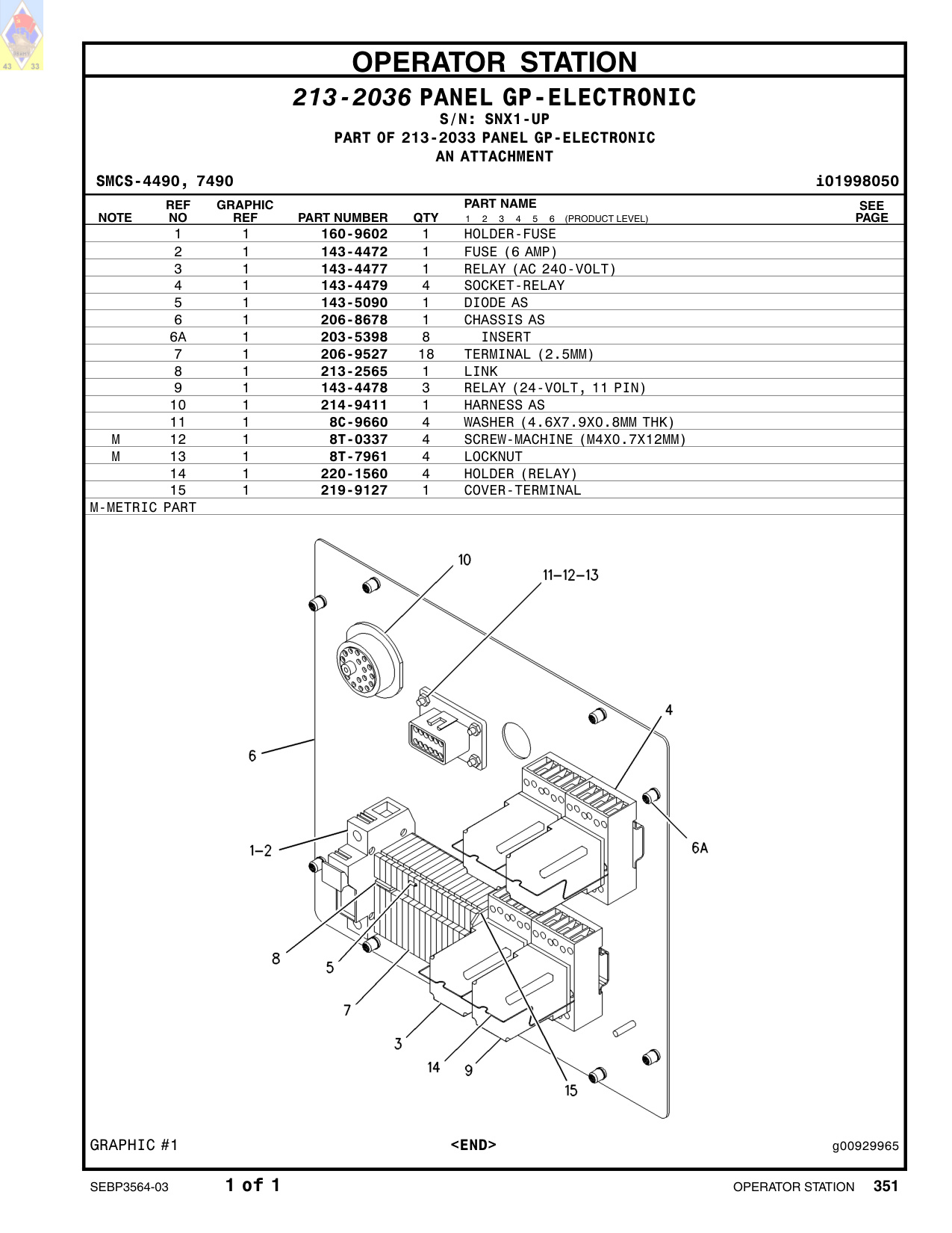 Sample 7 of Caterpillar 3056 Marine Generator Set Engine Parts Catalog [PDF]
