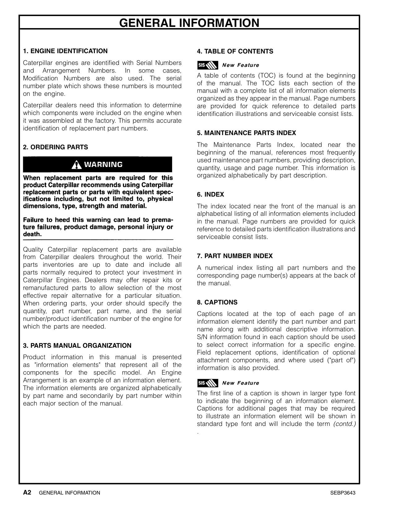 Sample 2 of Caterpillar 3056E Industrial Engine Parts Catalog [PDF]