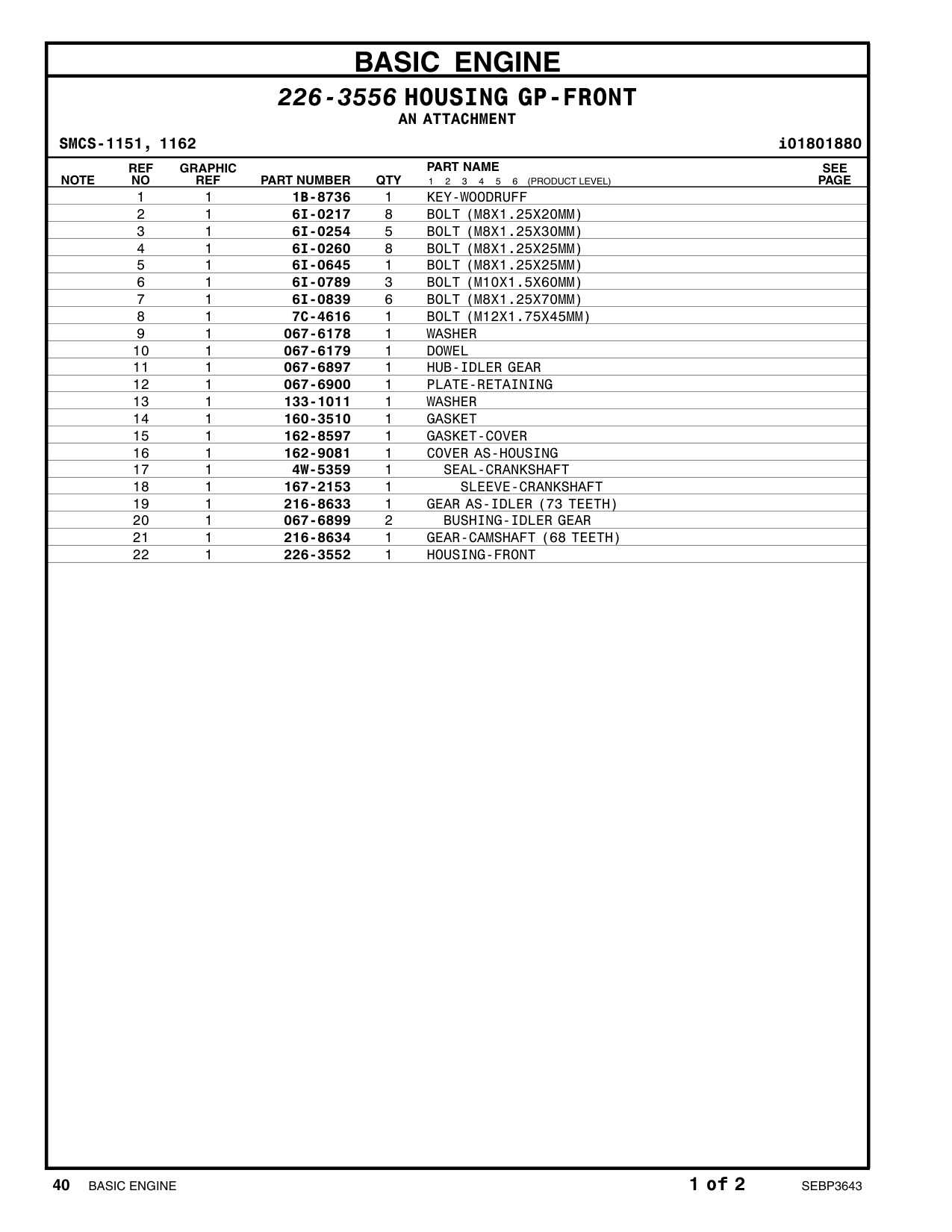 Sample 4 of Caterpillar 3056E Industrial Engine Parts Catalog [PDF]