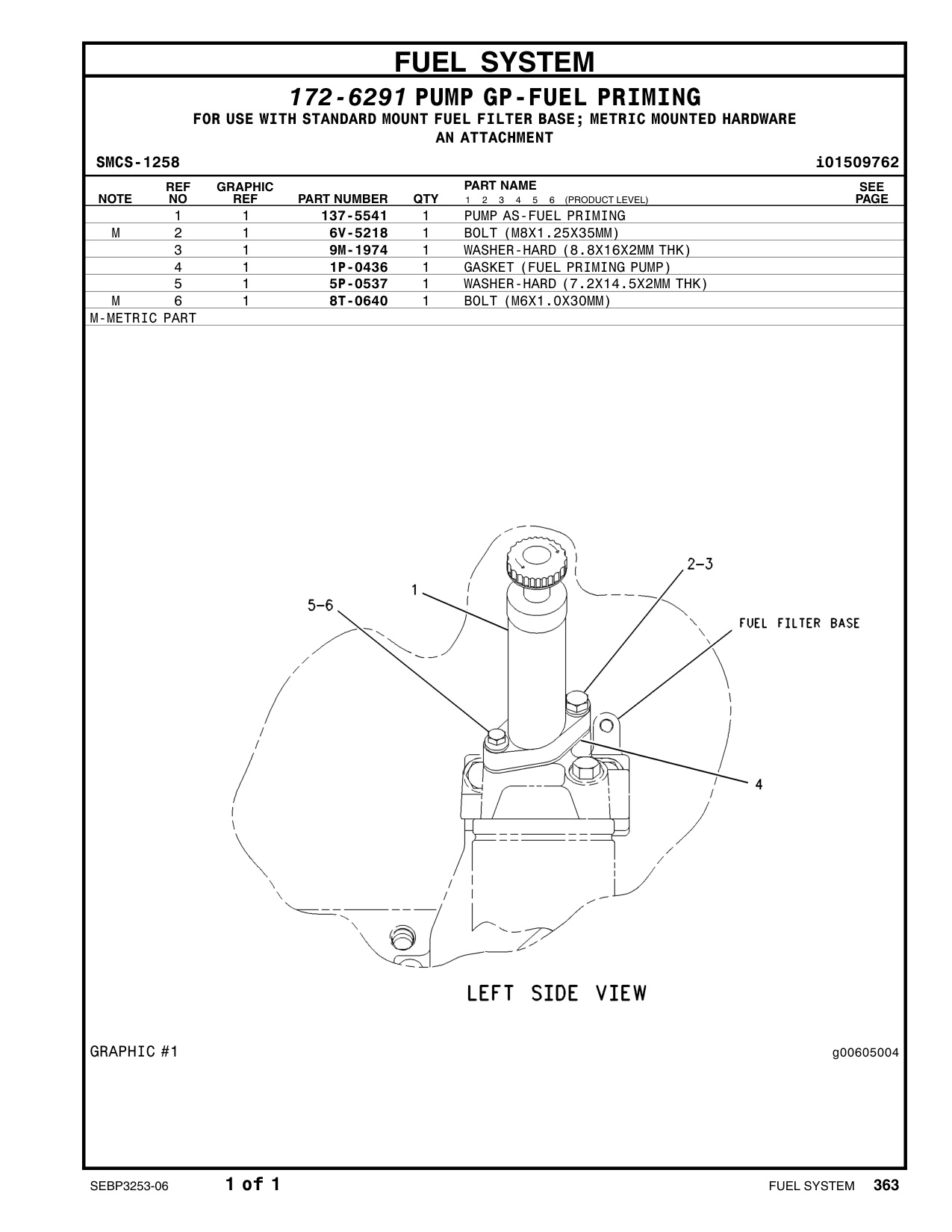 Sample 6 of Caterpillar 3126B Industrial Engine Parts Catalog [PDF]