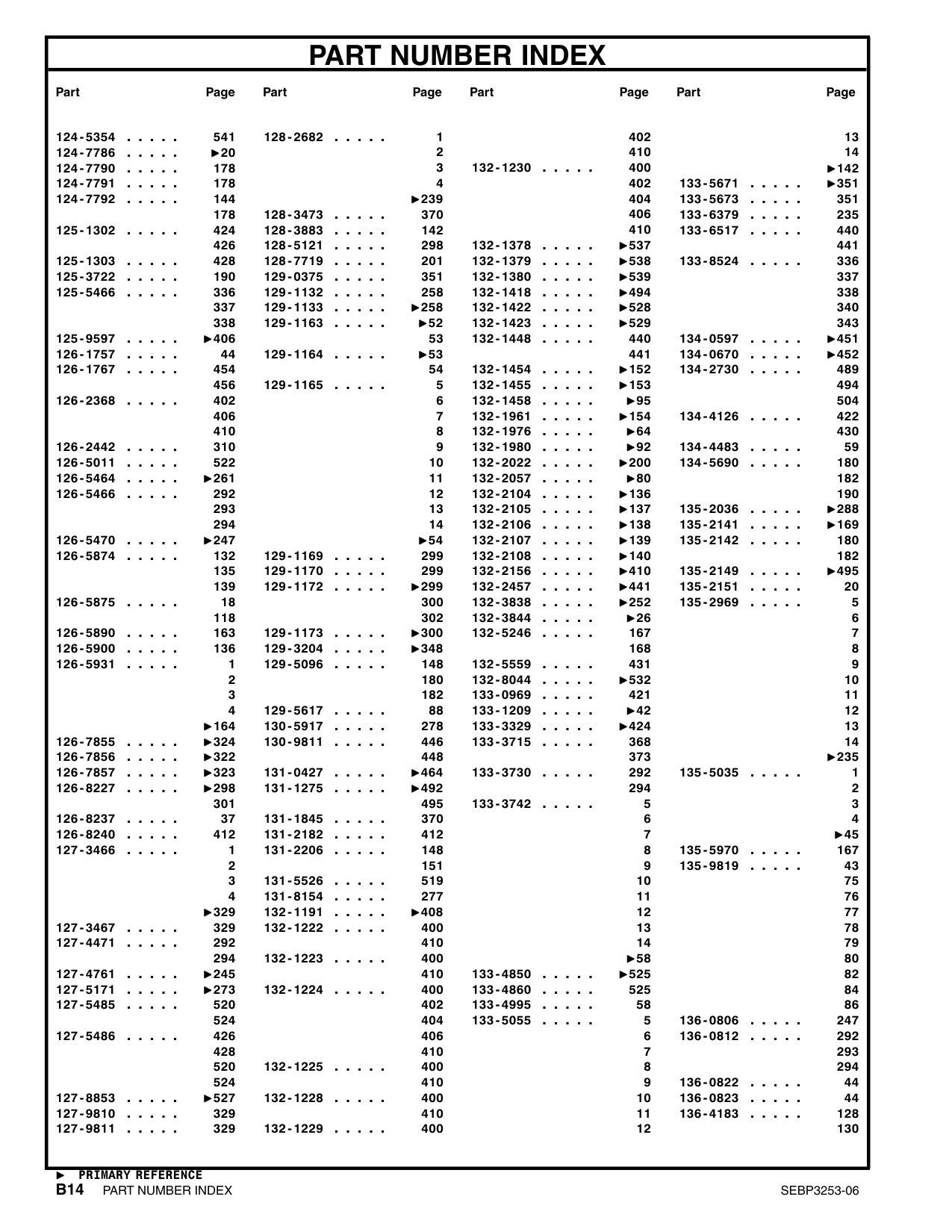 Sample 8 of Caterpillar 3126B Industrial Engine Parts Catalog [PDF]