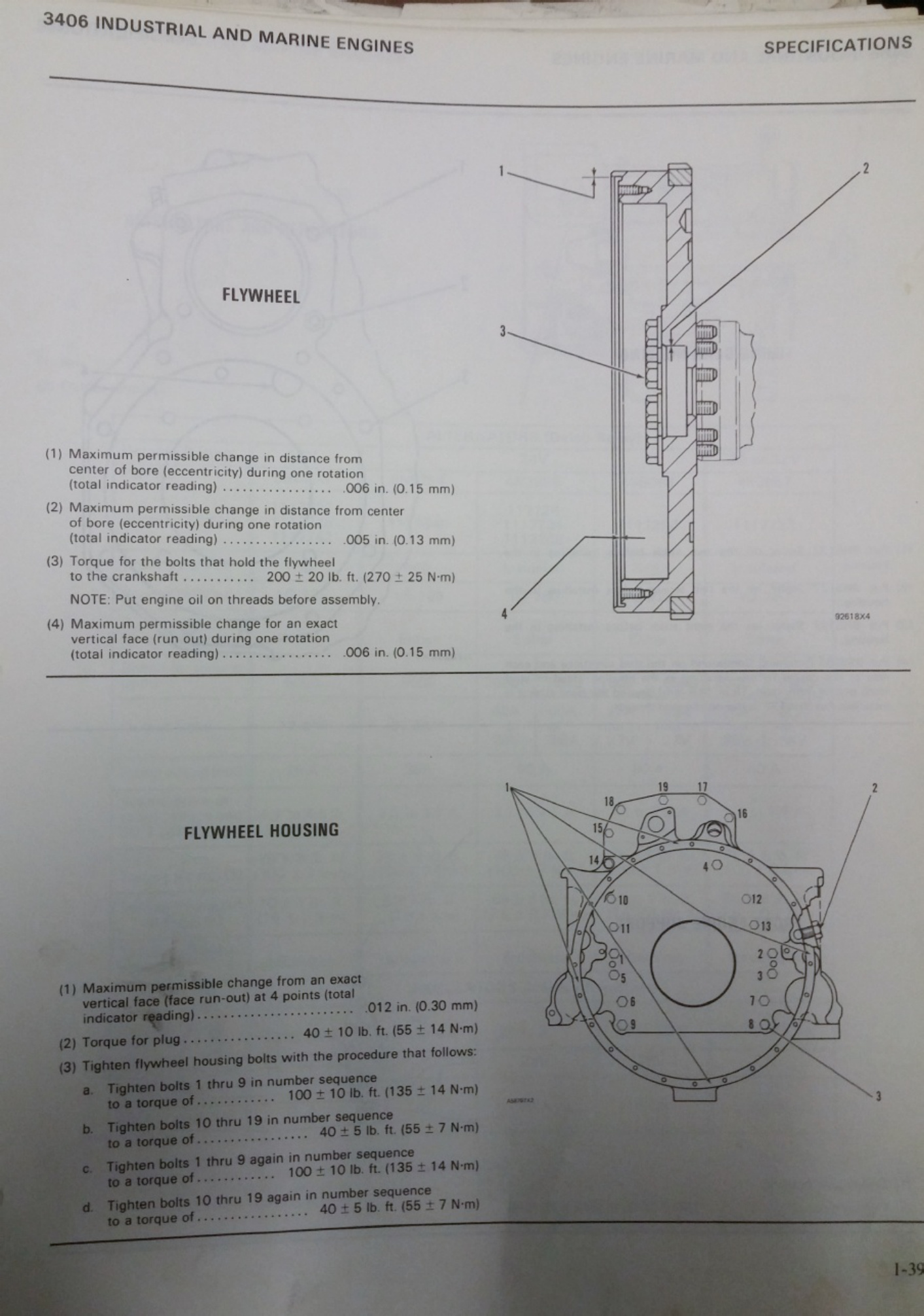 Caterpillar 3406 Specs Technical Manual [PDF] cover