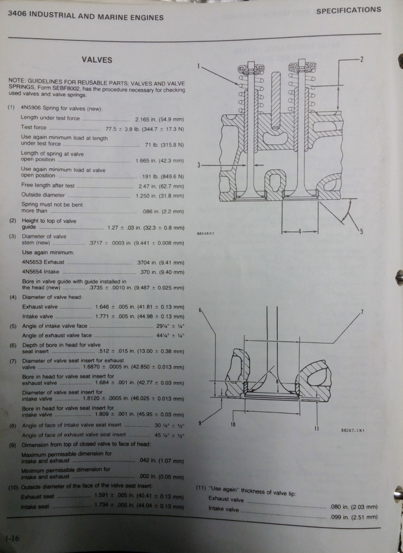 Sample 6 of Caterpillar 3406 Specs Technical Manual [PDF]