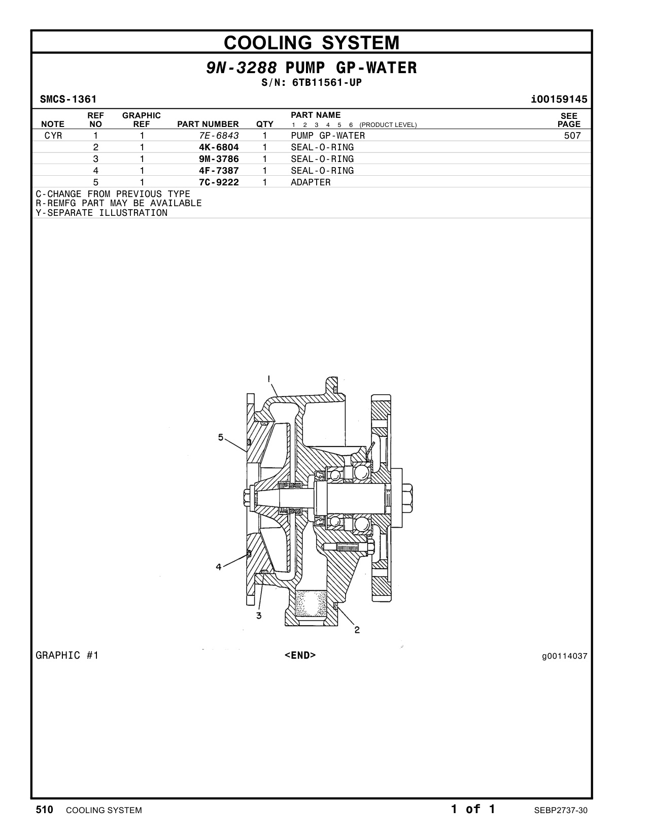 Sample 7 of Caterpillar 3406C Industrial Engine Parts Catalog [PDF]