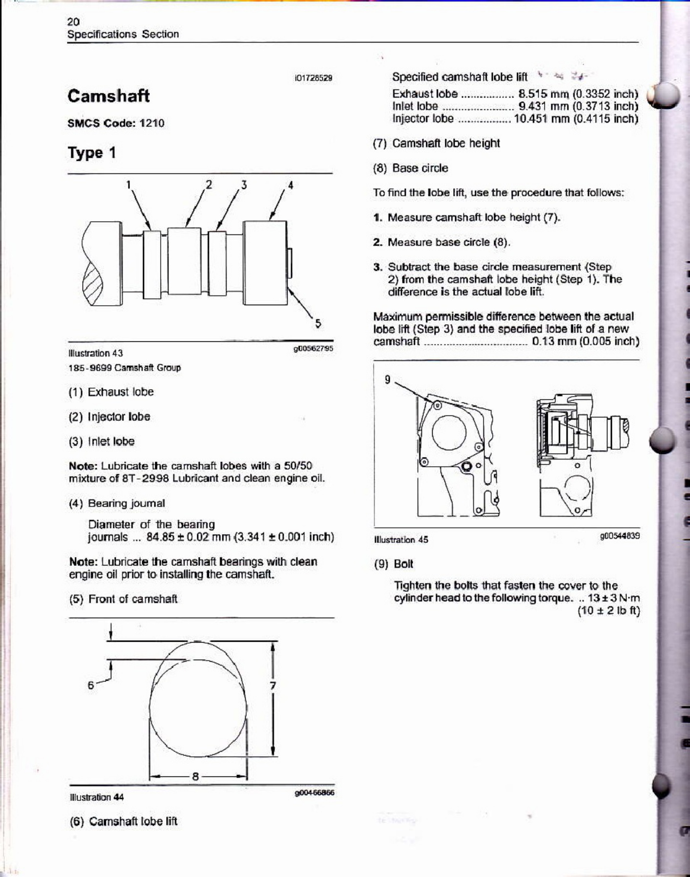 Sample 6 of Caterpillar 3406E and 3456 Specs Technical Manual [PDF]
