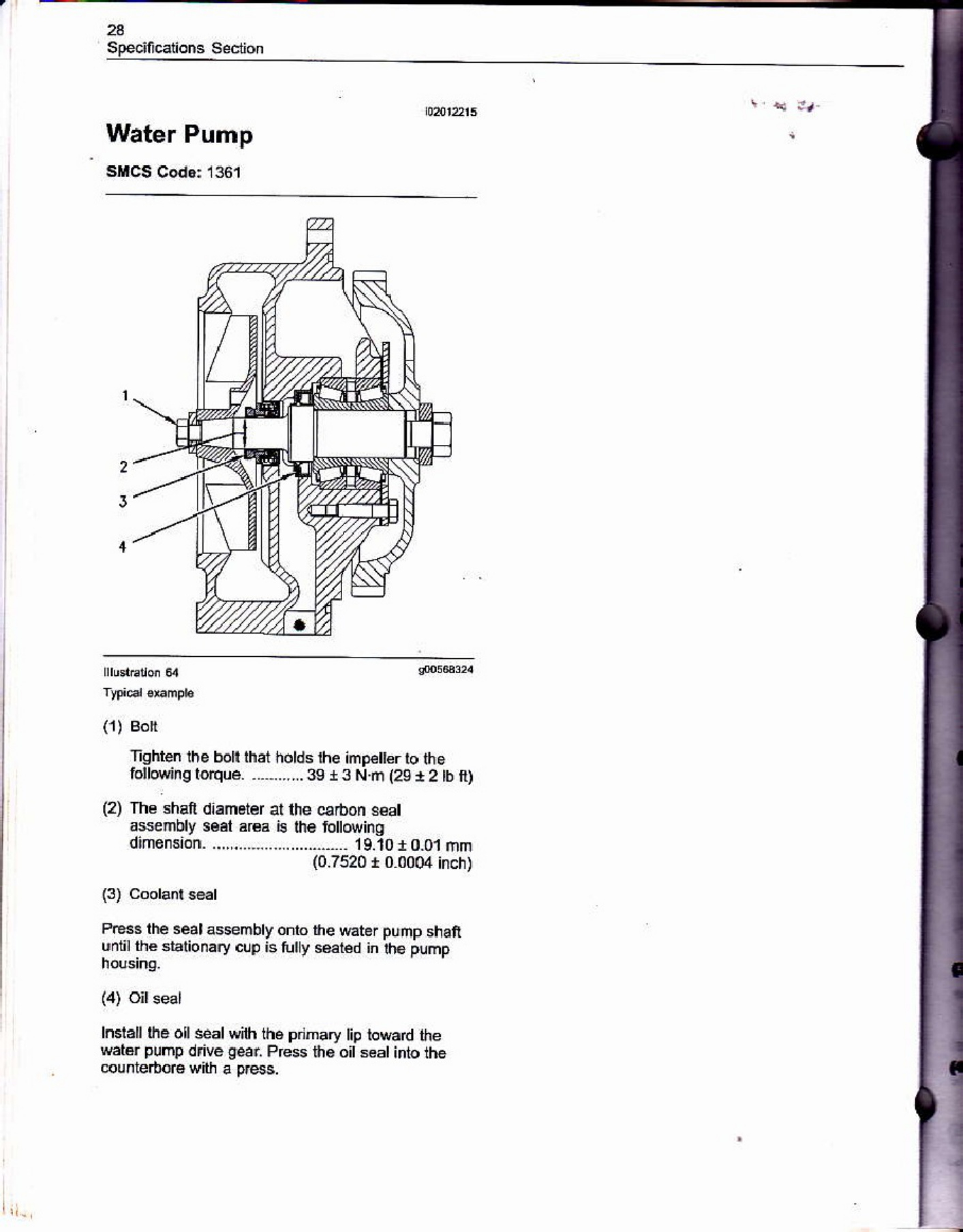 Sample 7 of Caterpillar 3406E and 3456 Specs Technical Manual [PDF]