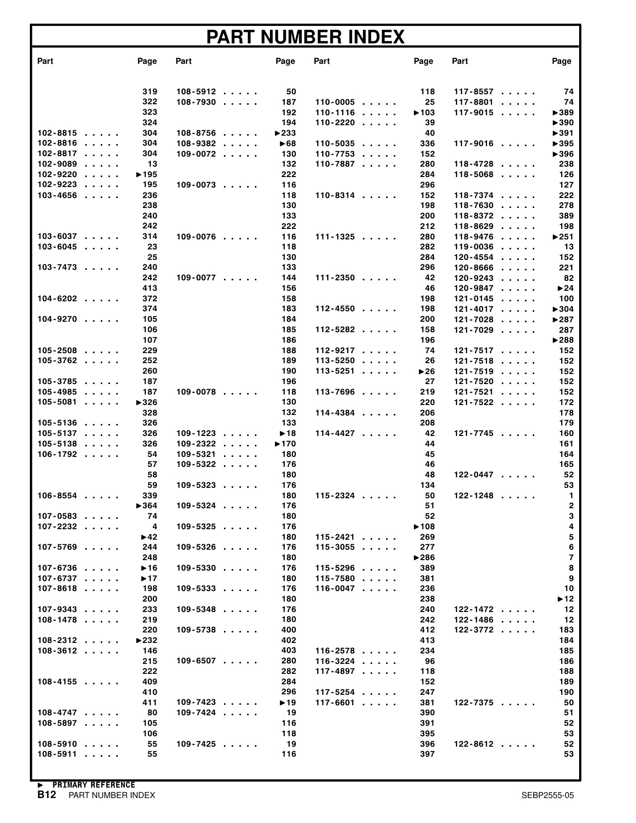 Sample 8 of Caterpillar 3406E Marine Heavy Duty Diesel Engine Parts Catalog [PDF]