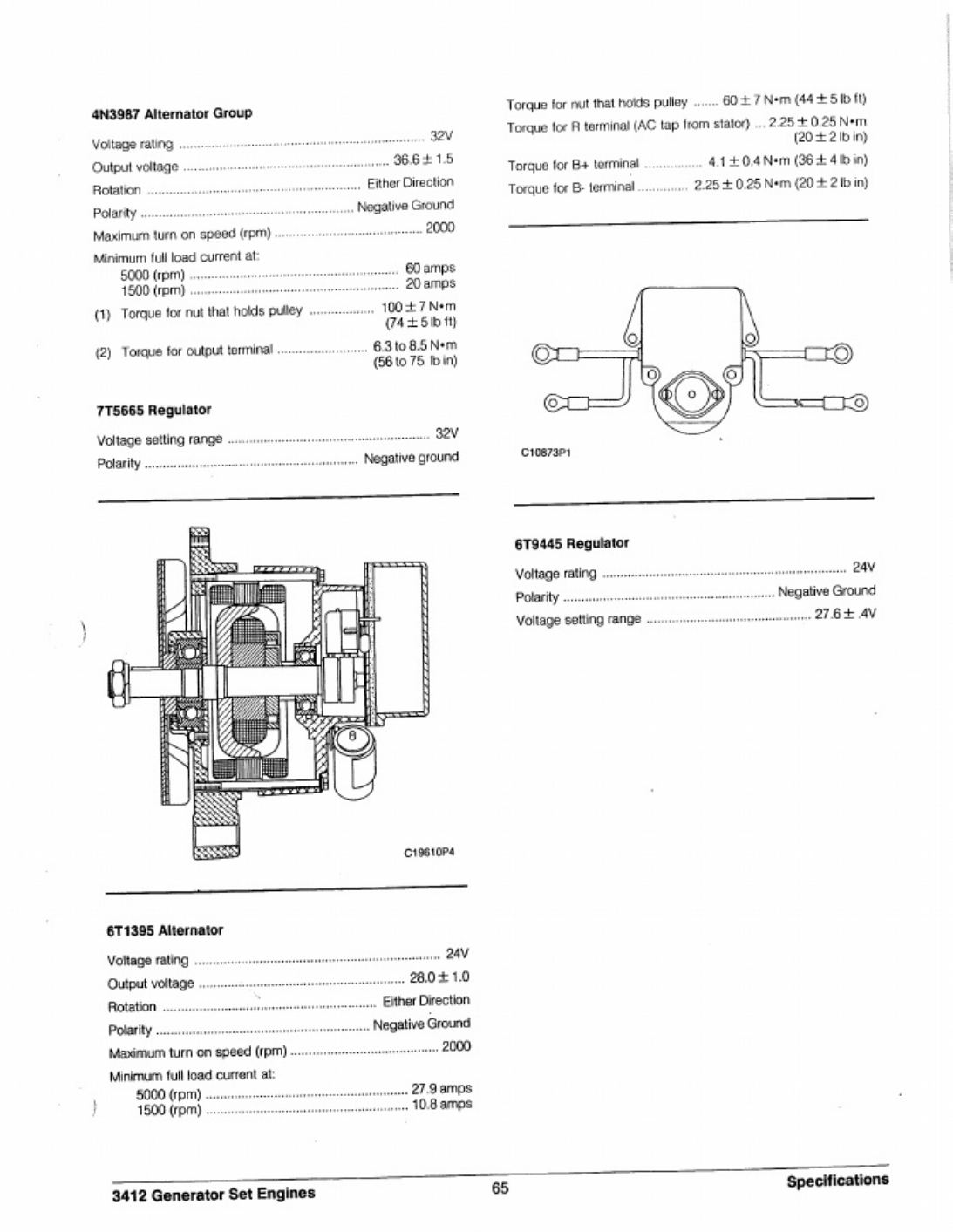 Sample 8 of Caterpillar 3412 Specifications Technical Manual [PDF]