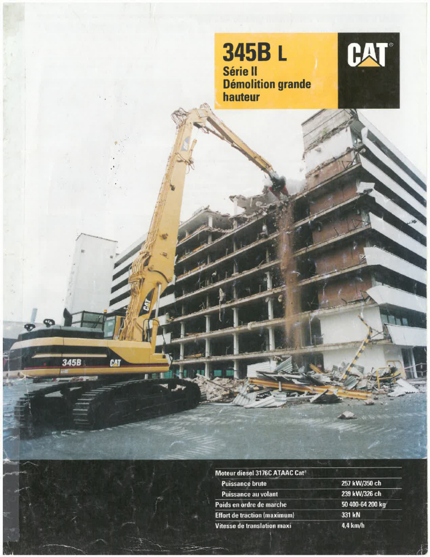 Caterpillar 345B Technical Manual [PDF] cover