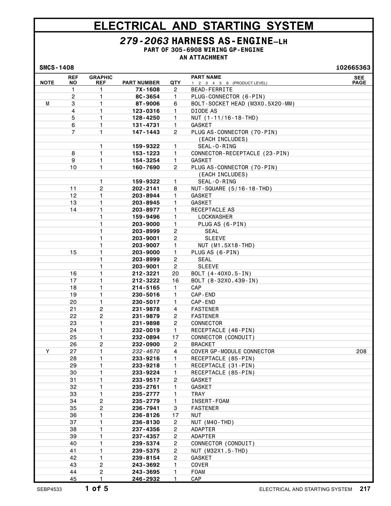 Sample 6 of Caterpillar 3508C Marine Engine Parts Catalog [PDF]
