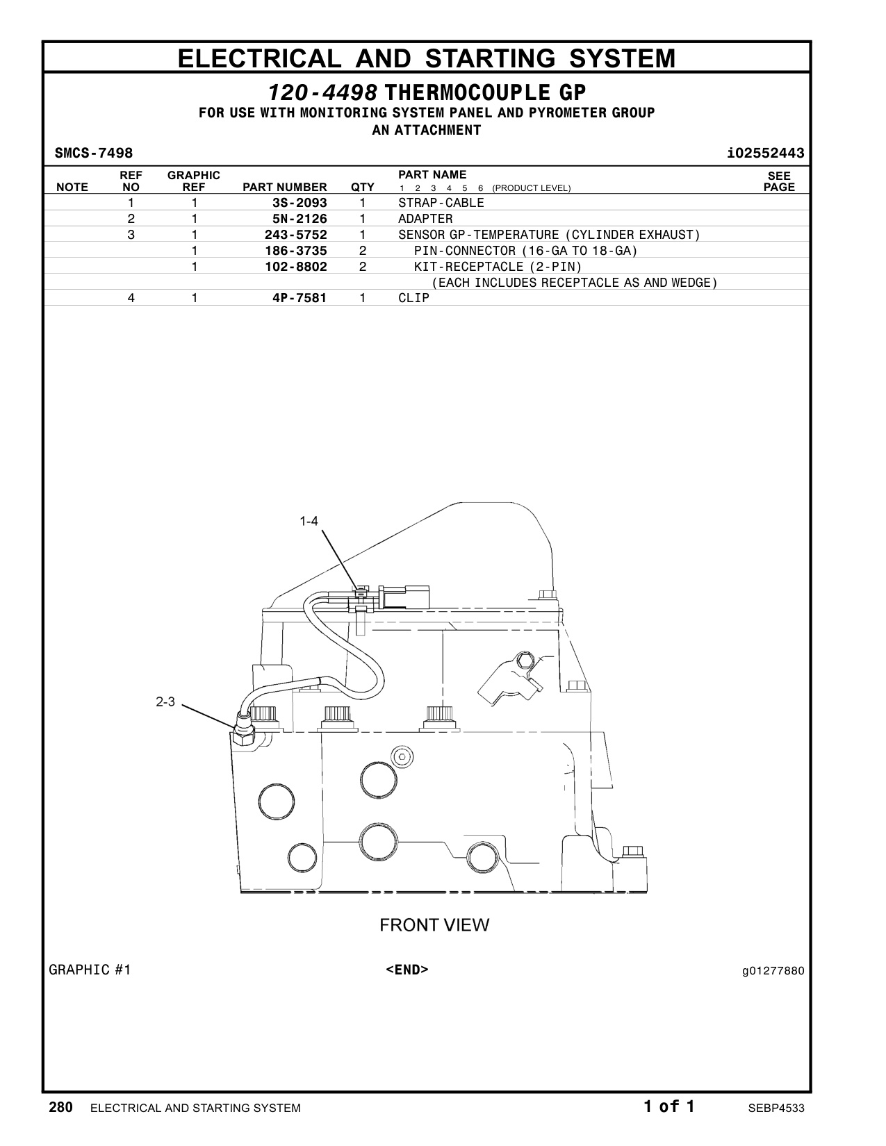 Sample 7 of Caterpillar 3508C Marine Engine Parts Catalog [PDF]