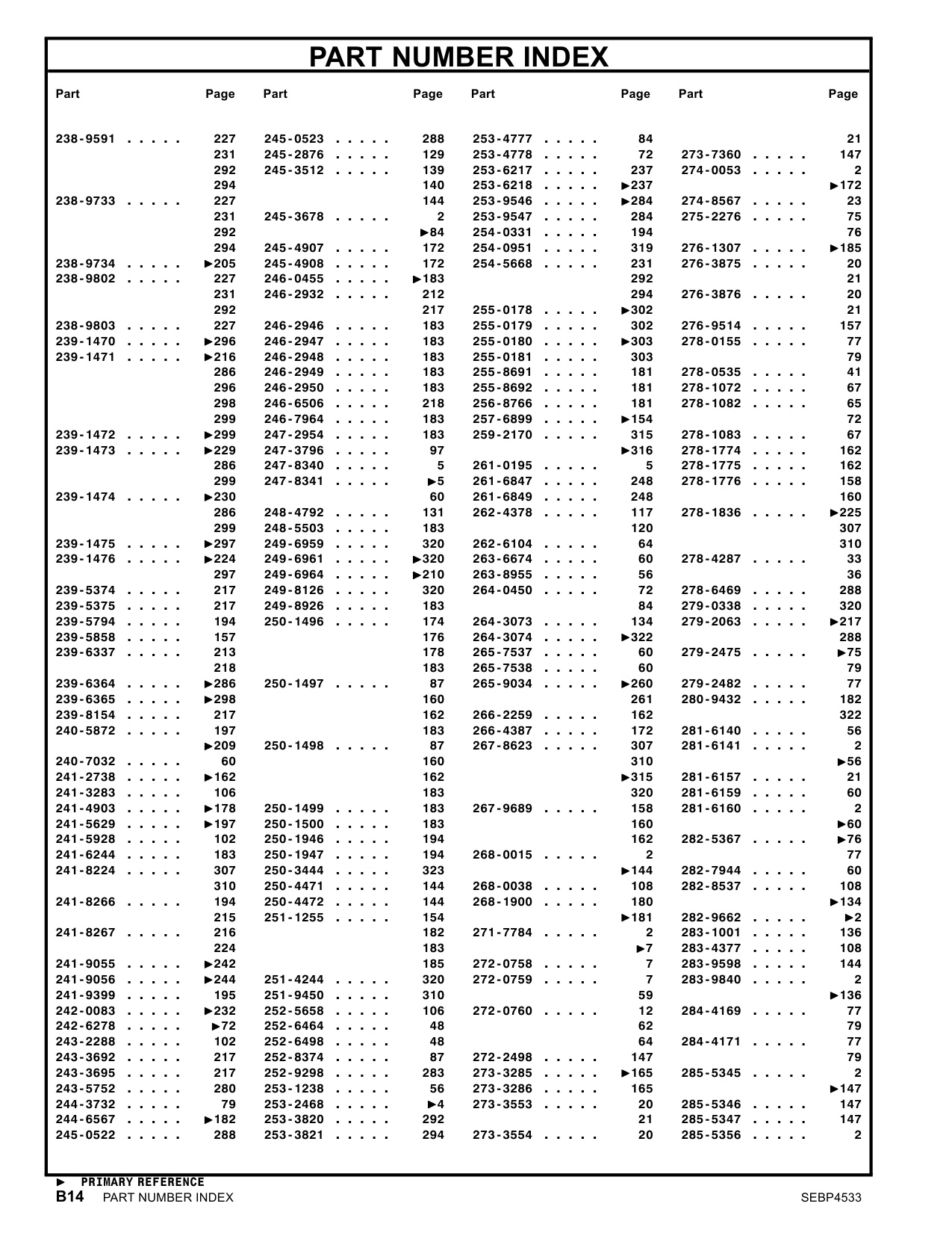Sample 8 of Caterpillar 3508C Marine Engine Parts Catalog [PDF]