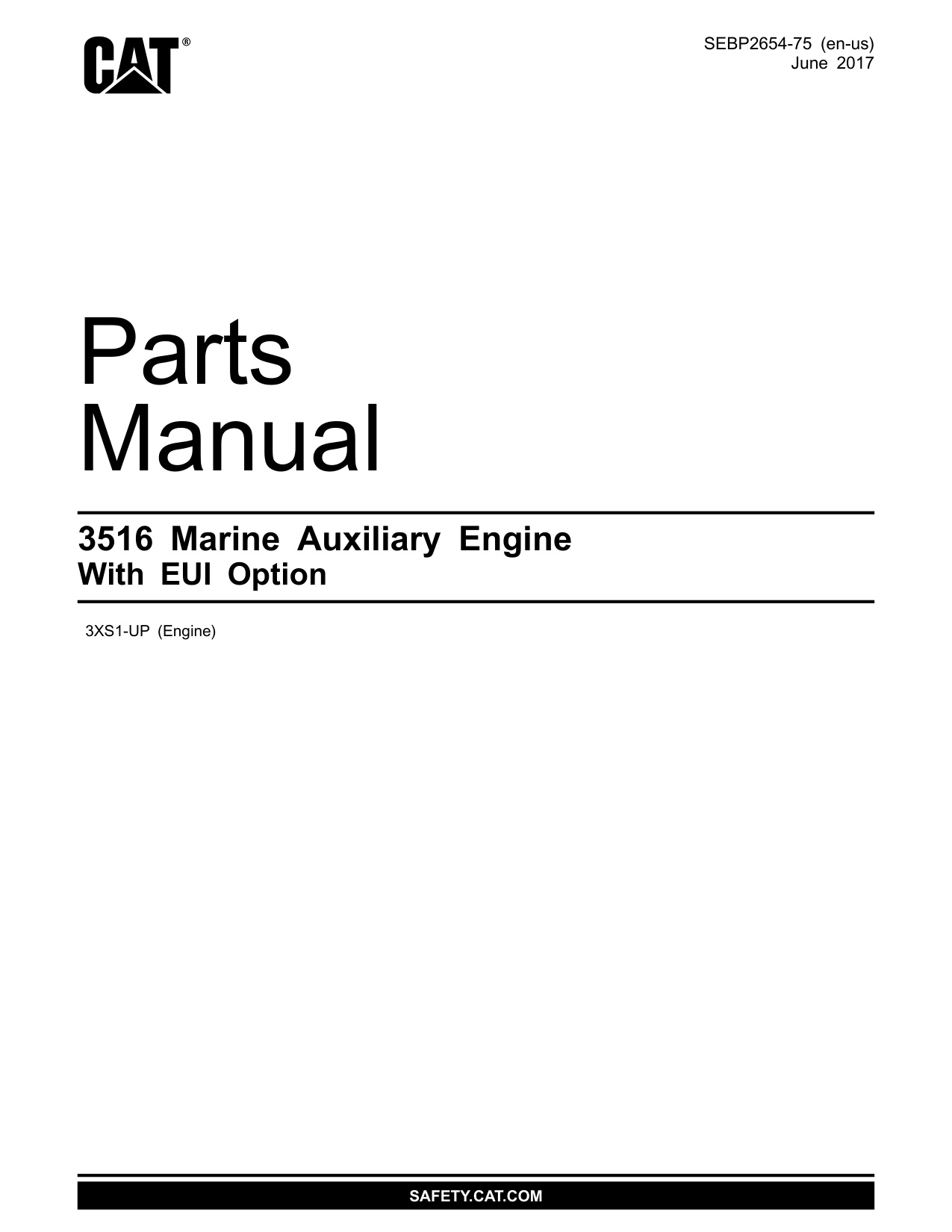 Caterpillar 3516 Marine Engine Operation & Maintenance Manual (OMM) [PDF] cover