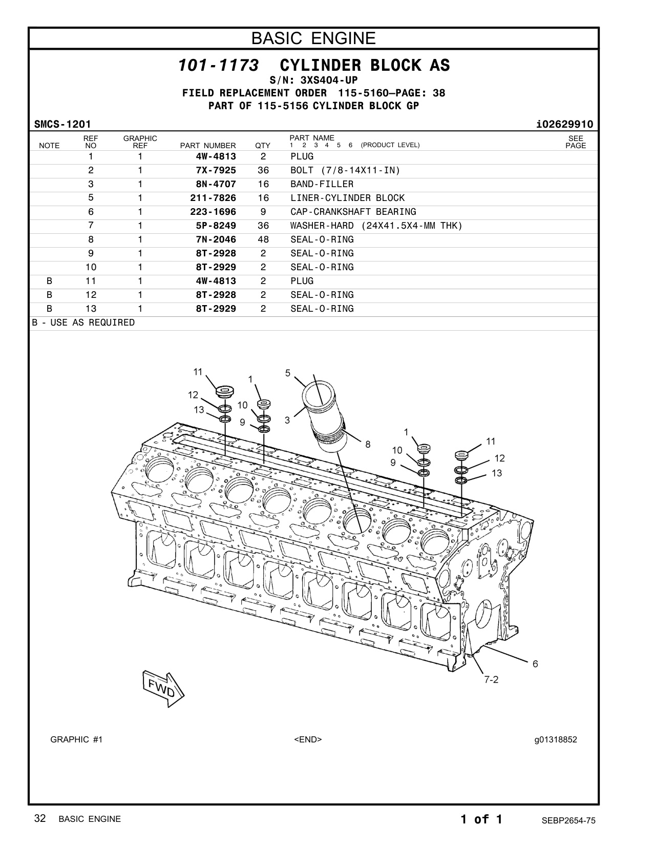 Sample 5 of Caterpillar 3516 Marine Engine Operation & Maintenance Manual (OMM) [PDF]