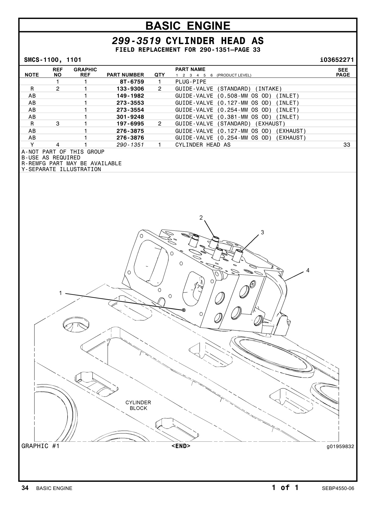 Sample 5 of Caterpillar 3516C Marine Auxiliary Engine Parts Catalog [PDF]
