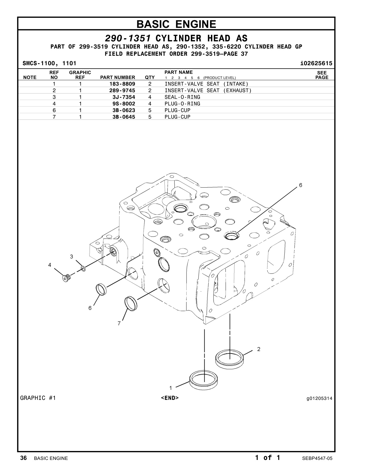 Sample 5 of Caterpillar 3516C Marine Engine Parts Catalog [PDF]