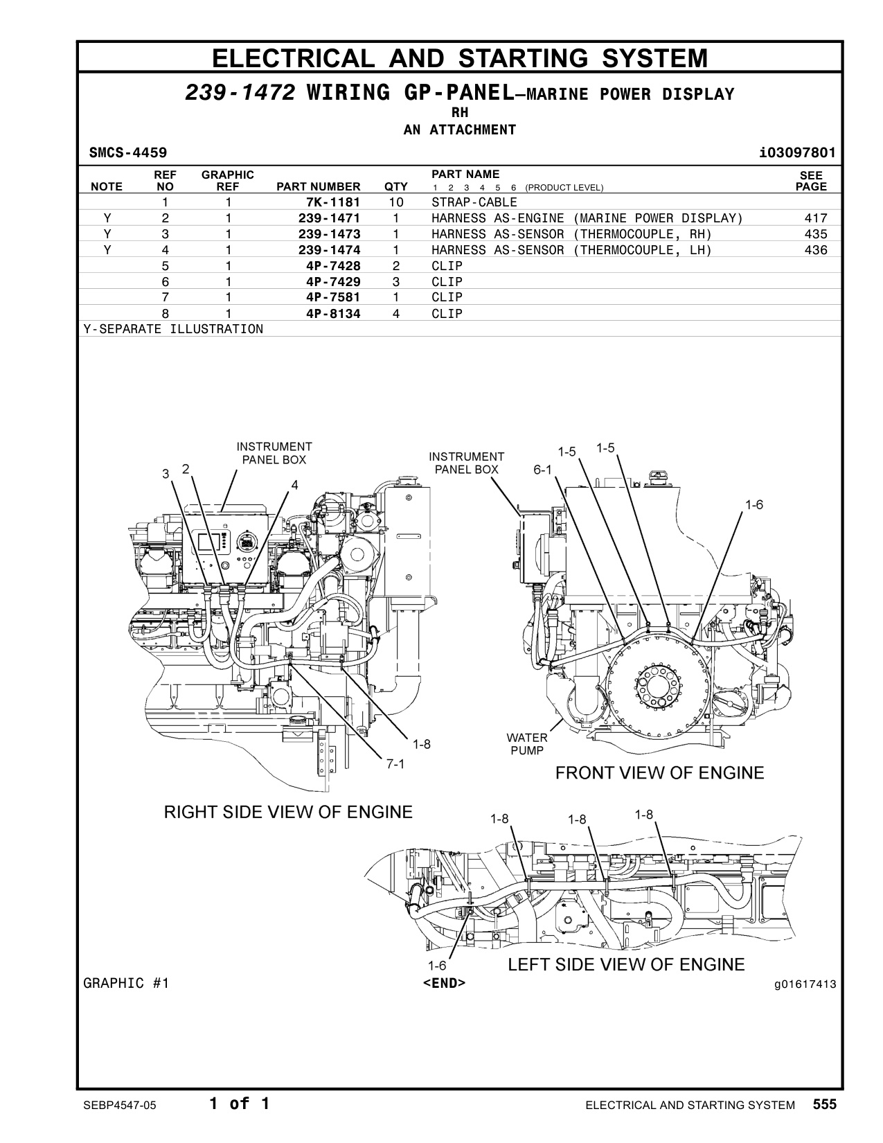 Sample 7 of Caterpillar 3516C Marine Engine Parts Catalog [PDF]