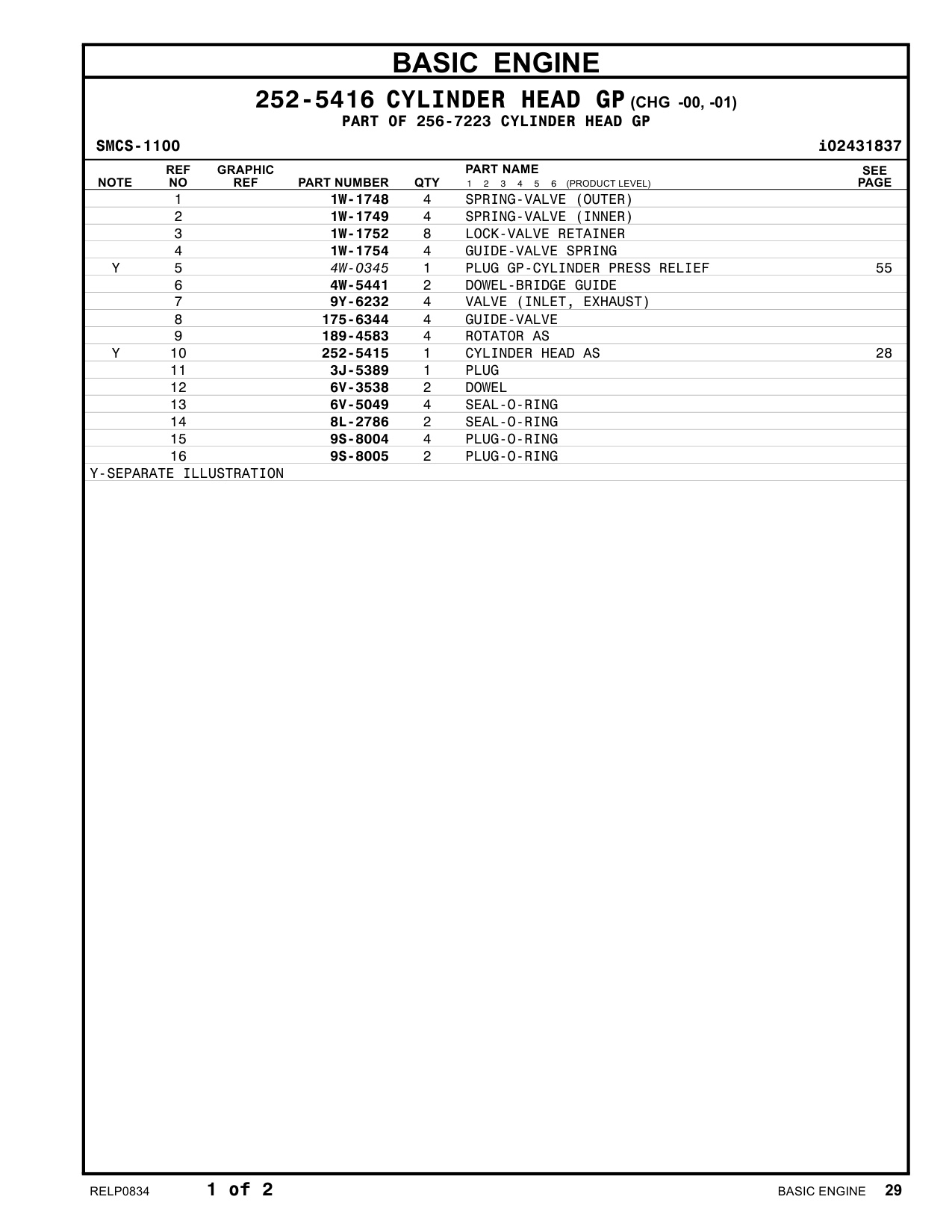 Sample 3 of Caterpillar 3616 Industrial Heavy Duty Diesel Engine Parts Catalog [PDF]
