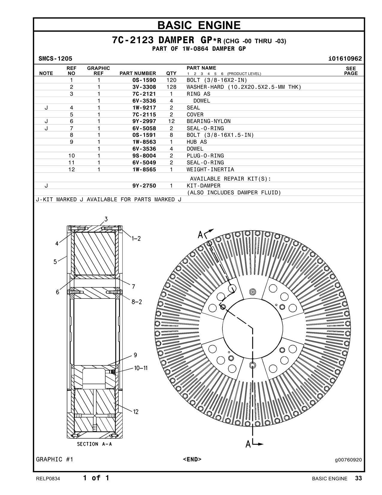 Sample 4 of Caterpillar 3616 Industrial Heavy Duty Diesel Engine Parts Catalog [PDF]