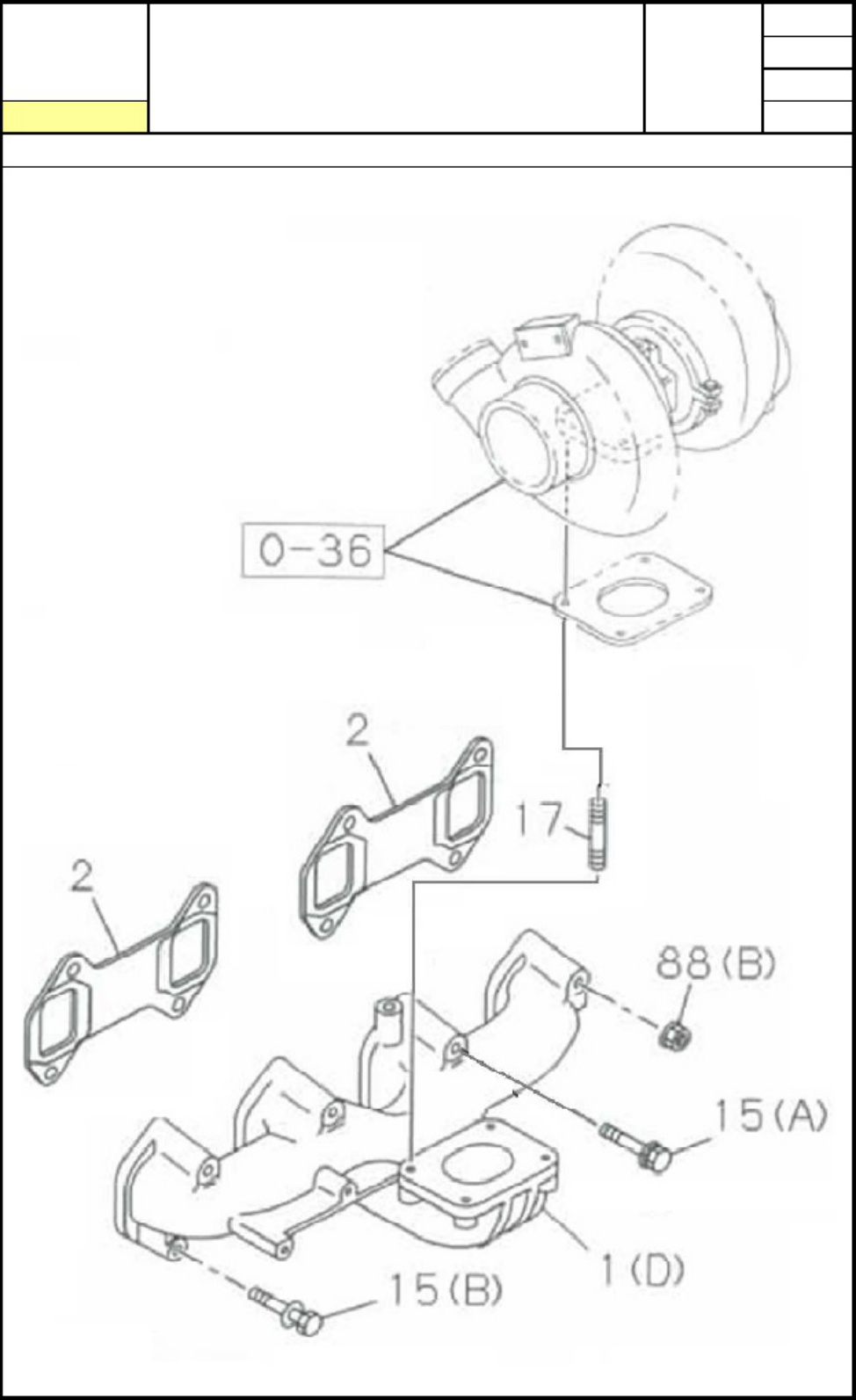 Sample 5 of Isuzu 4BG1 Engine Parts Catalog [PDF]