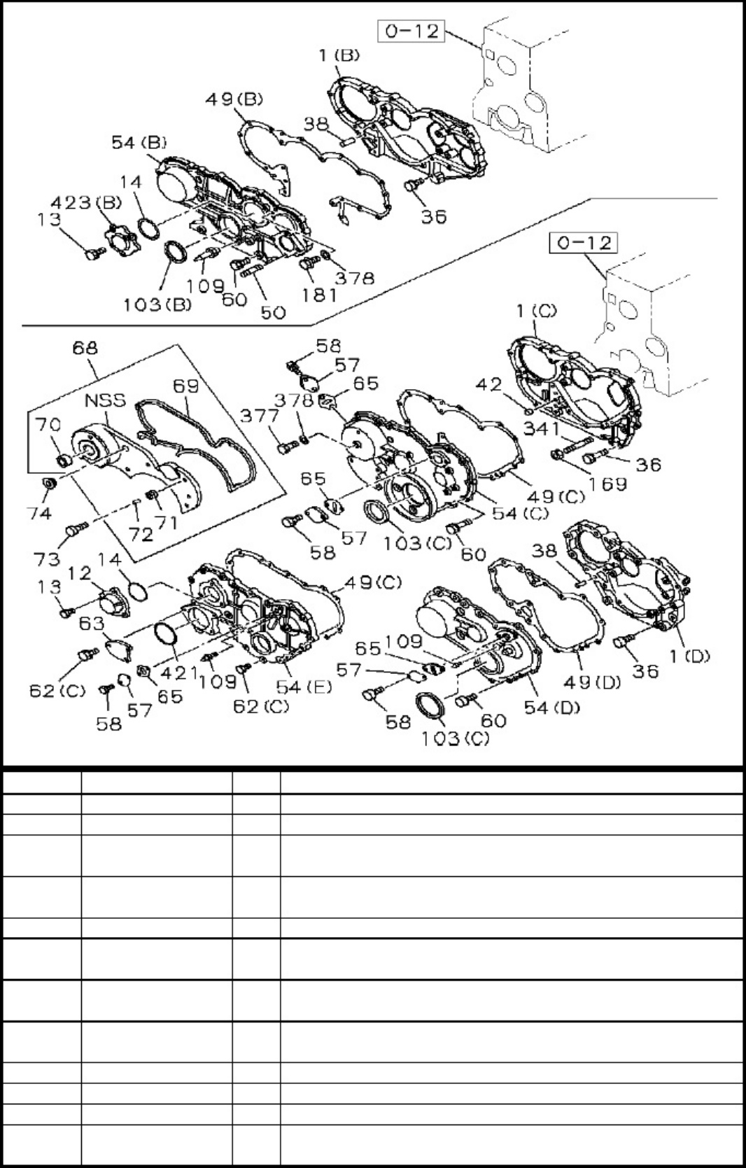 Sample 4 of Isuzu 4BG1 Engine Parts Catalog [PDF]