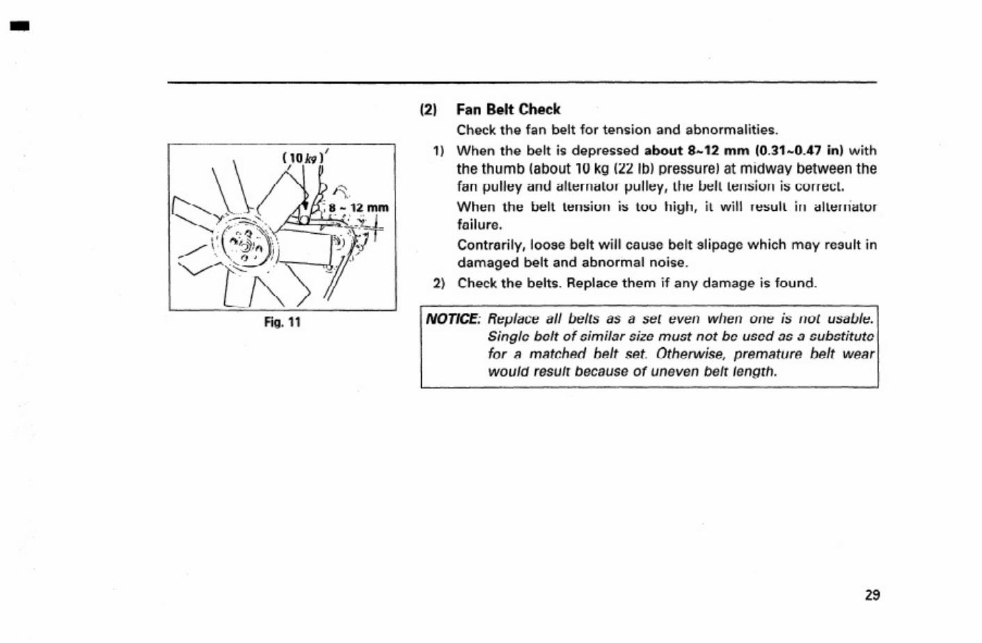 Sample 5 of Isuzu 4BG1 Engine Technical Specifications [PDF]