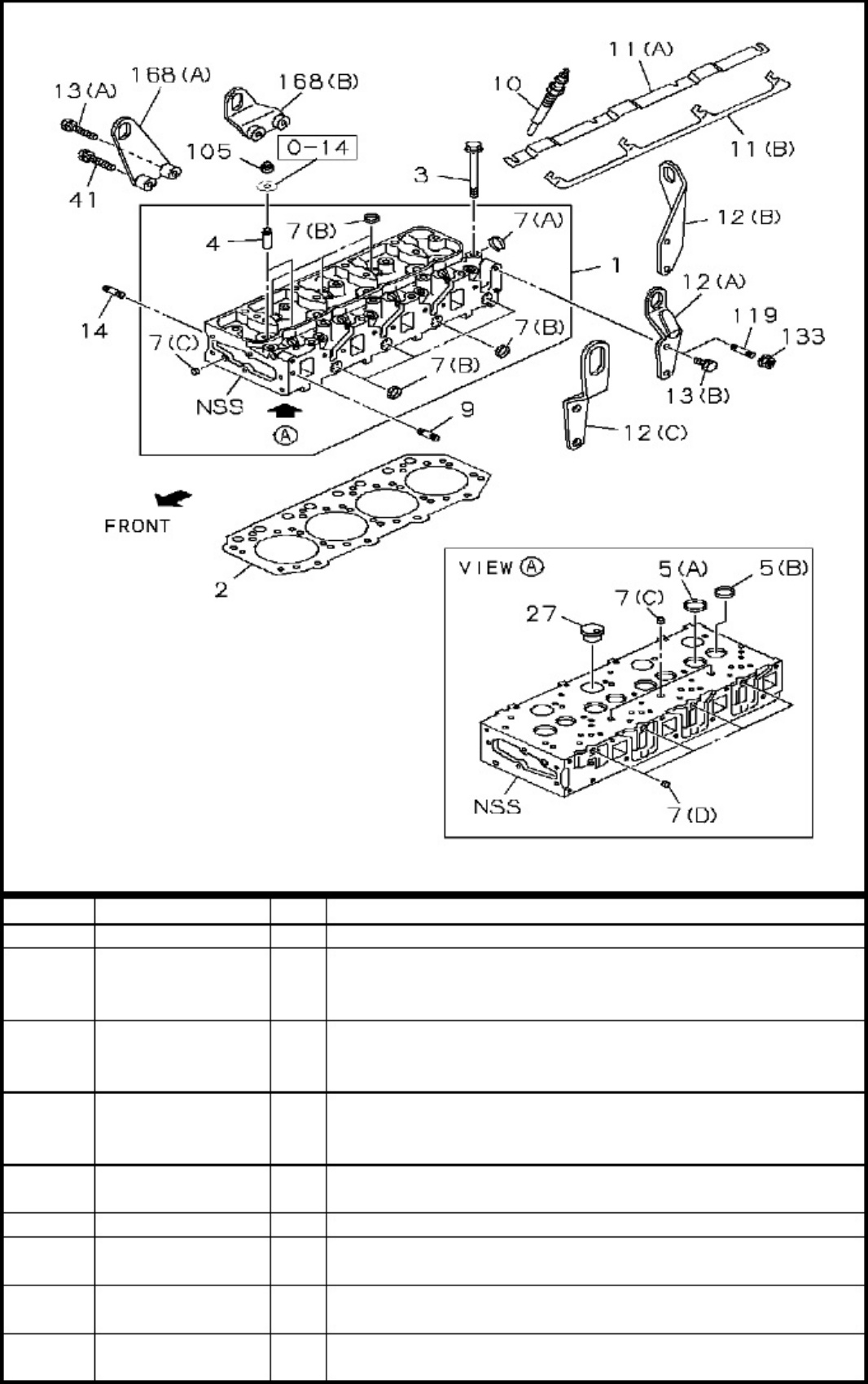 Sample 3 of Isuzu 4JG1 Engine Parts Catalog [PDF]