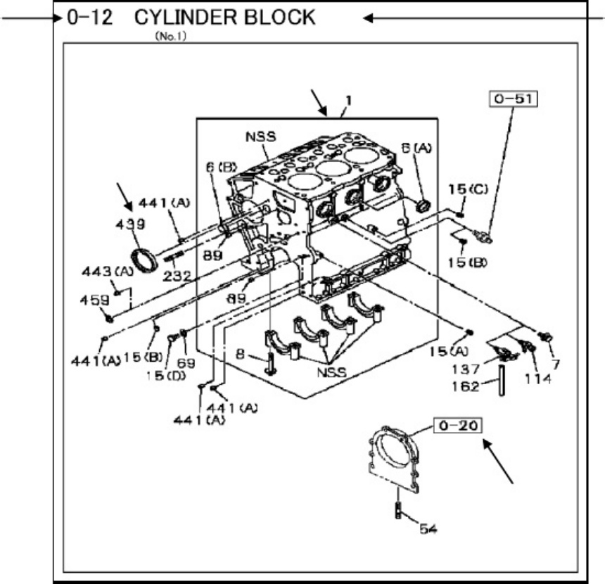 Sample 2 of Isuzu 4JG1 Engine Parts Catalog [PDF]