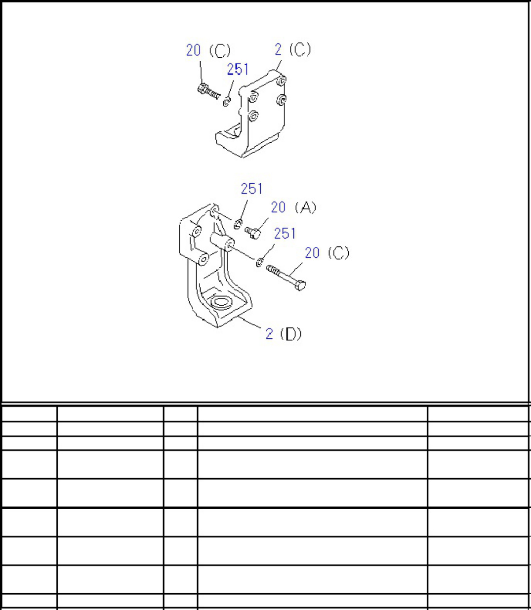 Sample 6 of Isuzu 4JG1 Engine Parts Catalog [PDF]