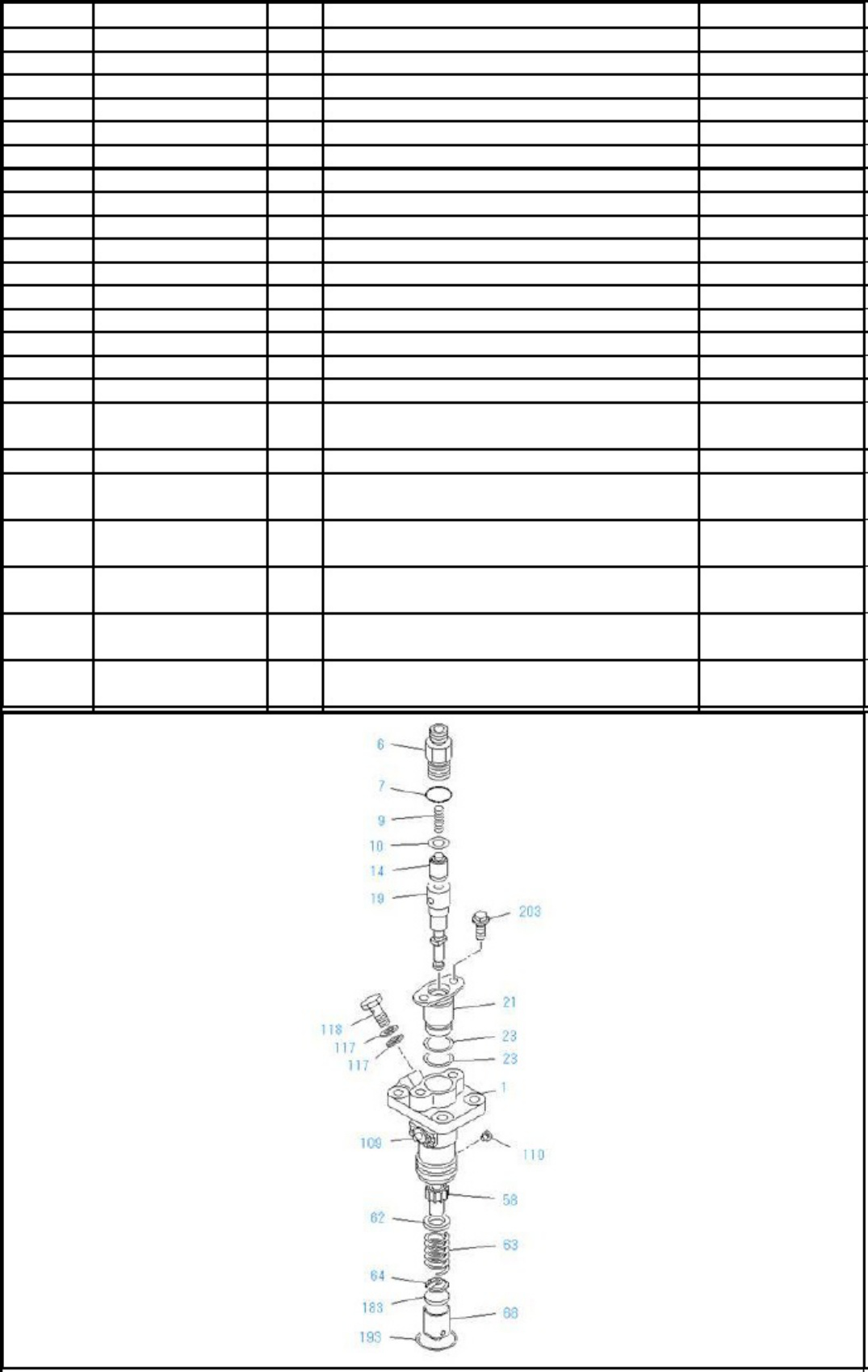 Isuzu 4LE1 Engine Parts Catalog [PDF] cover