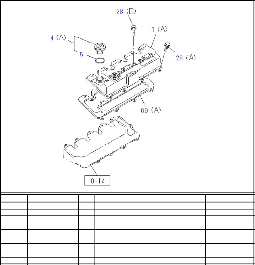 Sample 4 of Isuzu 4LE1 Engine Parts Catalog [PDF]