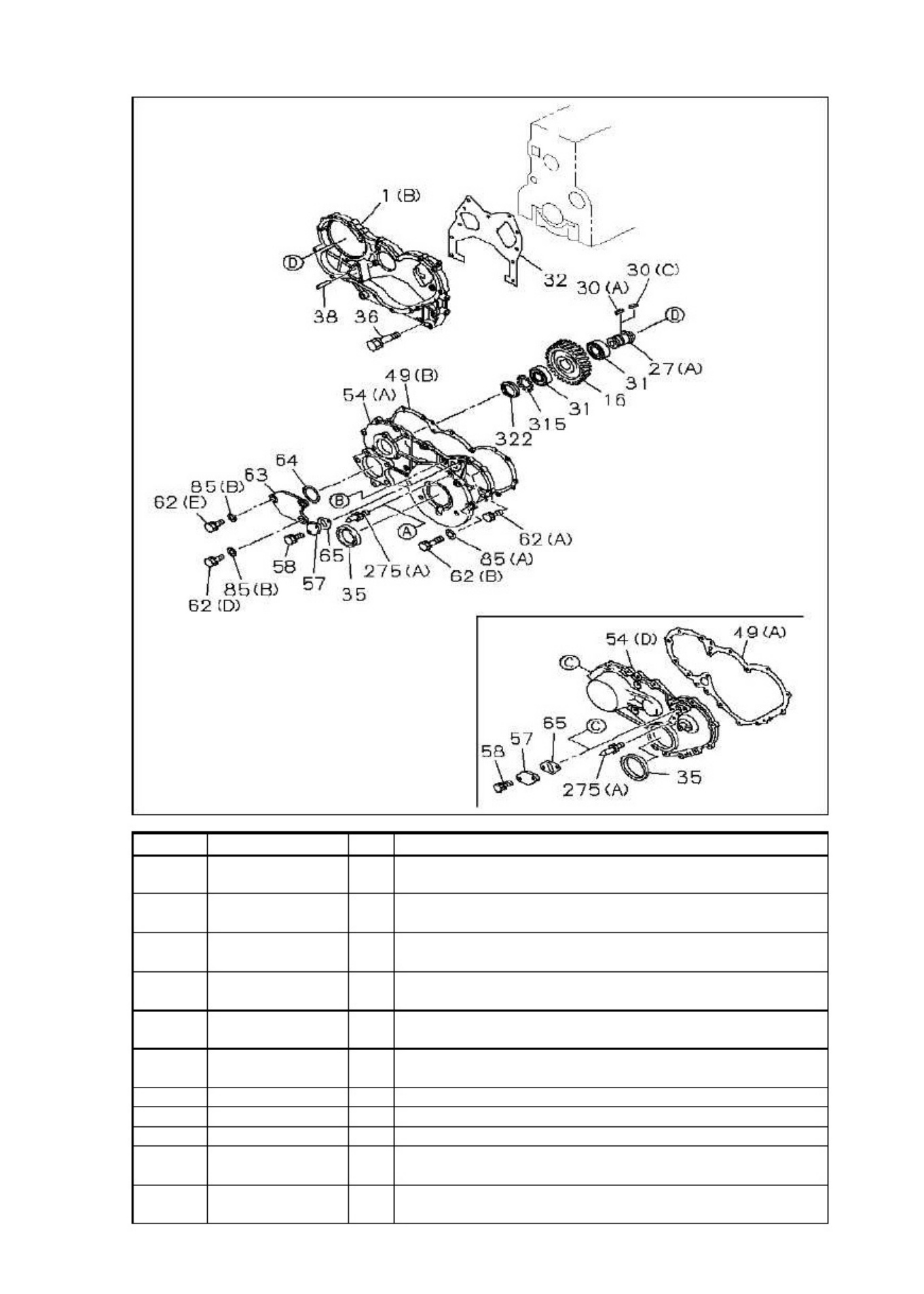 Sample 4 of Isuzu 6BG1 Engine Parts Catalog [PDF]