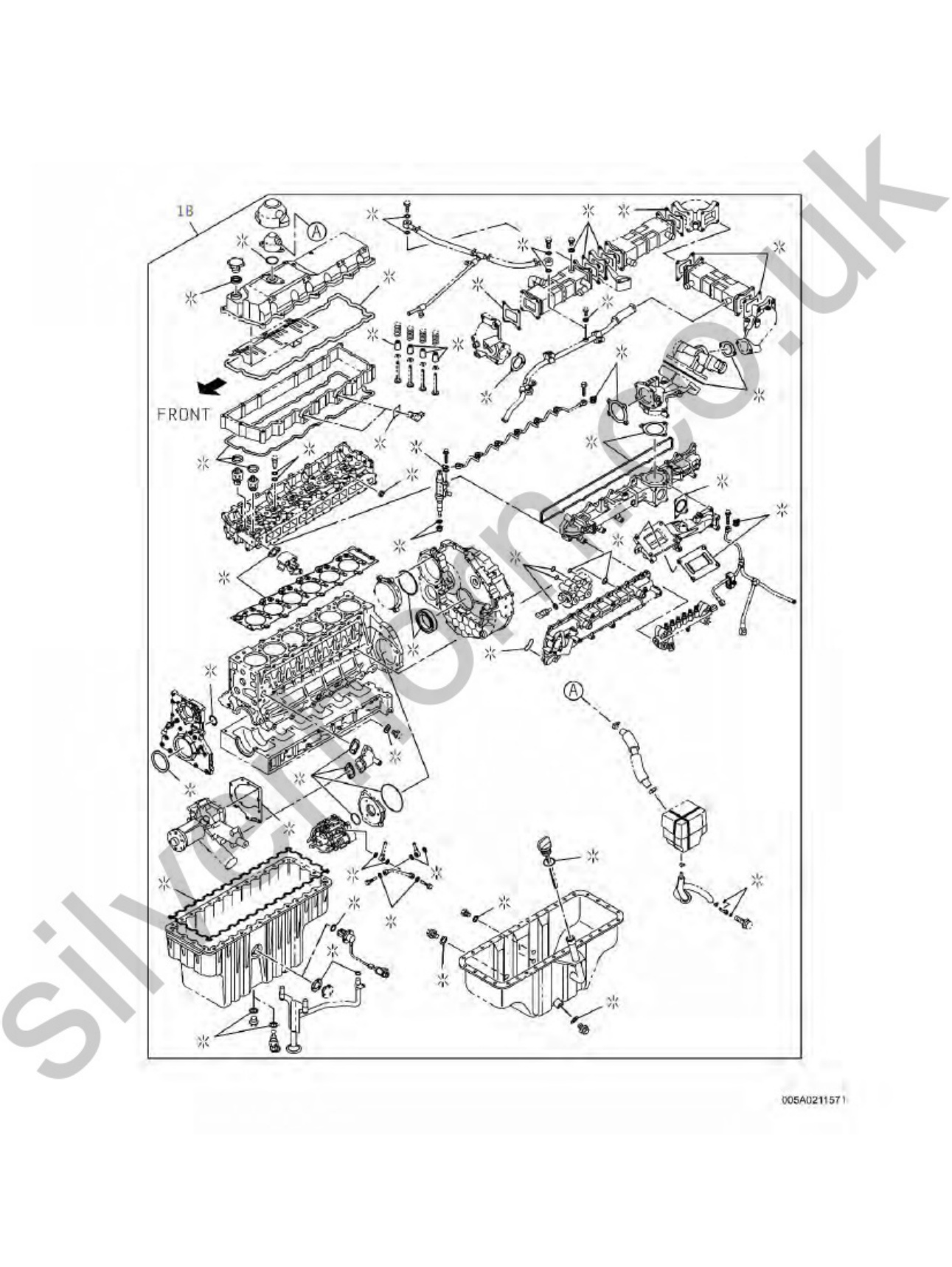 Sample 3 of Isuzu 6HK1 Engine Parts Catalog [PDF]