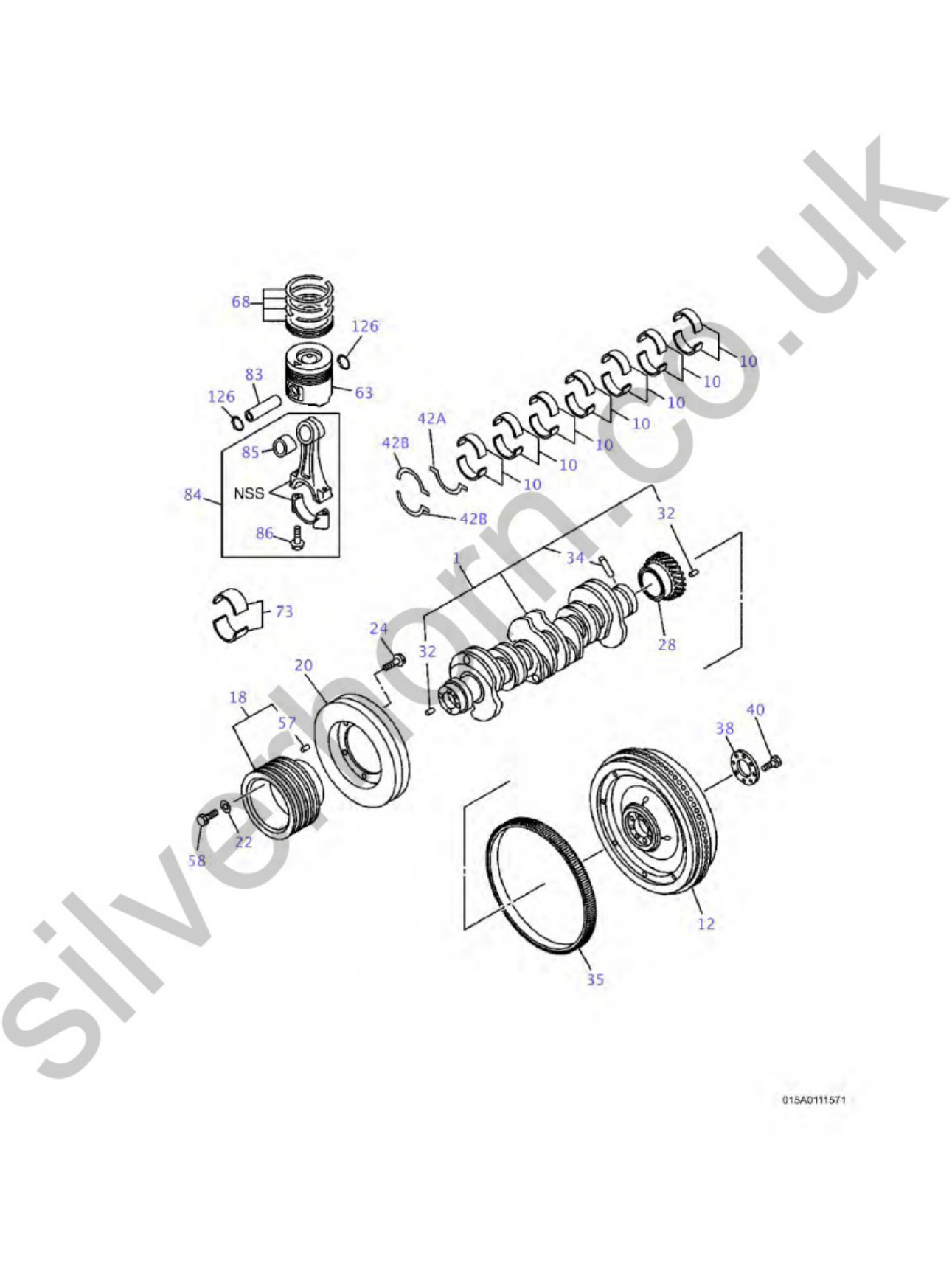 Sample 4 of Isuzu 6HK1 Engine Parts Catalog [PDF]