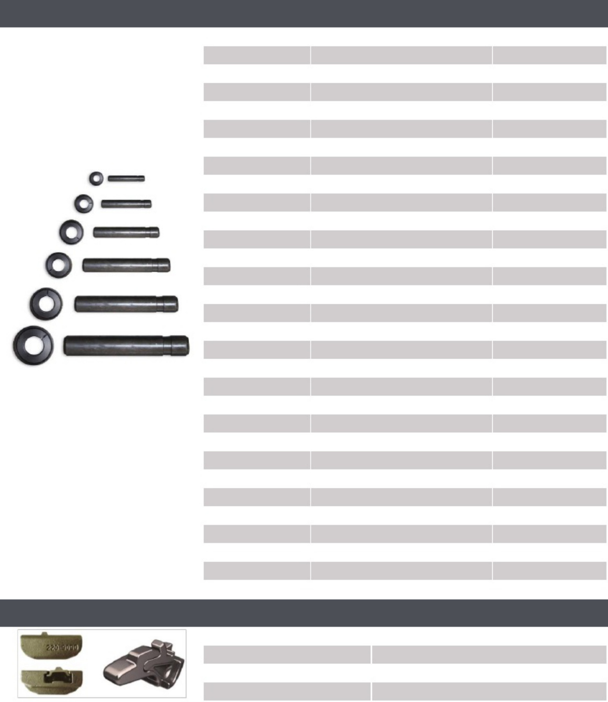 Sample 8 of Caterpillar Bucket Teeth Catalog Technical Manual [PDF]