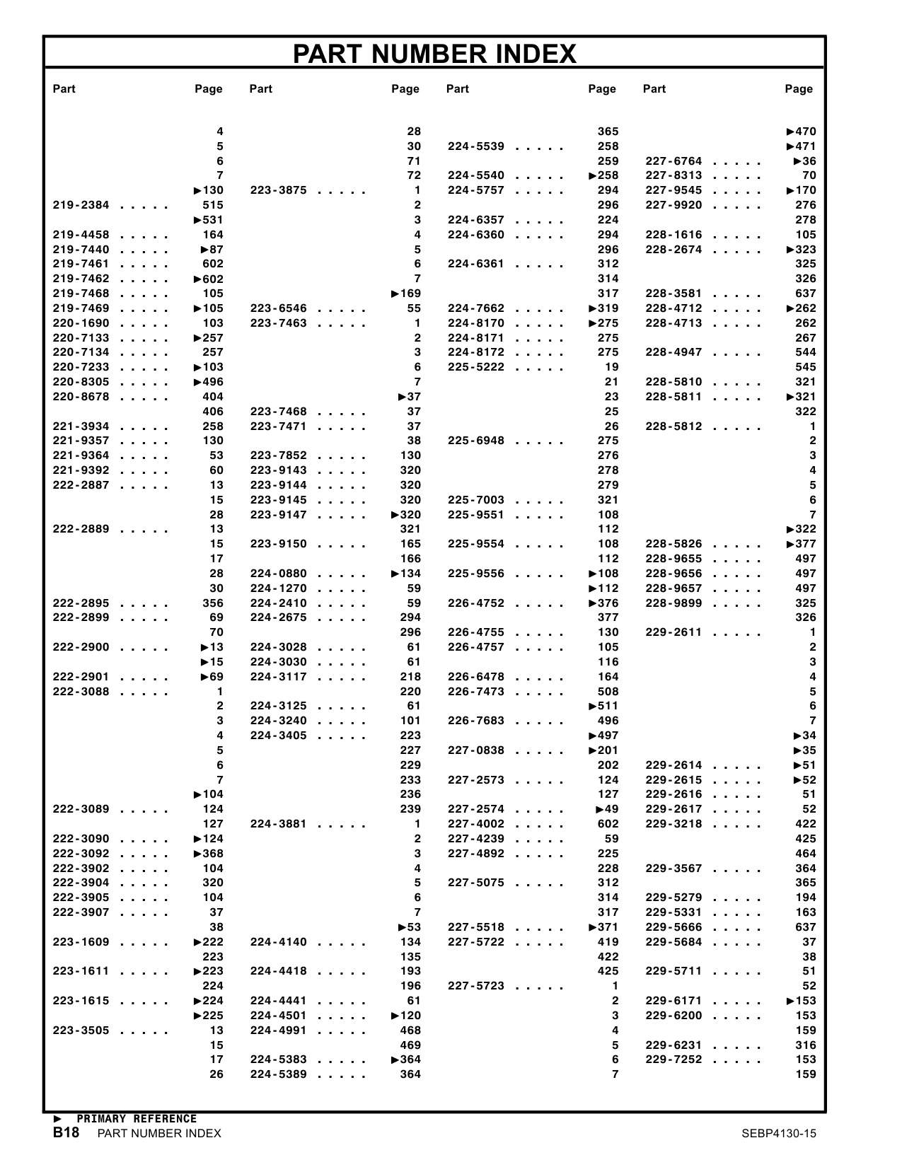 Sample 8 of Caterpillar C13 Industrial Engine Parts Catalog [PDF]
