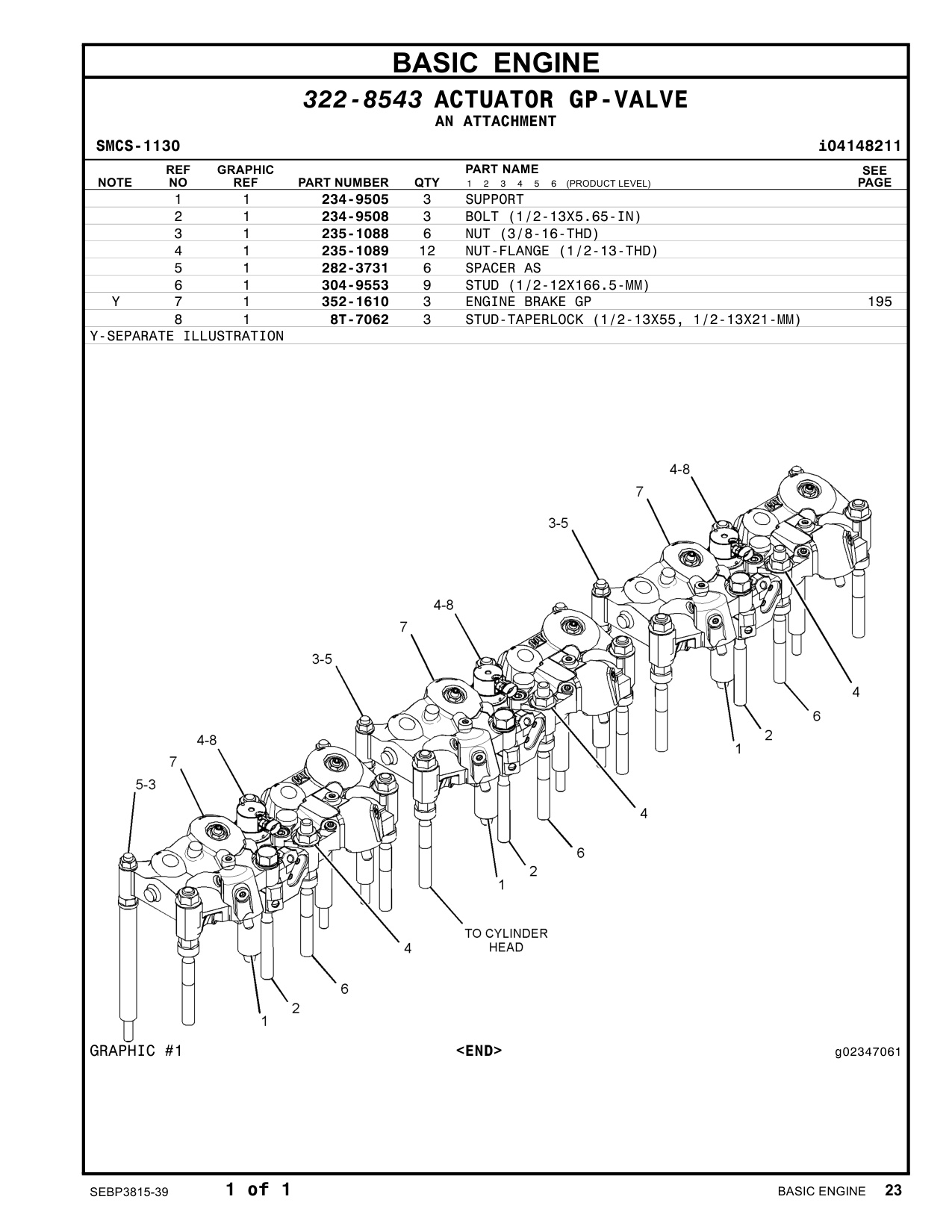 Sample 4 of Caterpillar C15 Industrial Engine Parts Catalog [PDF]