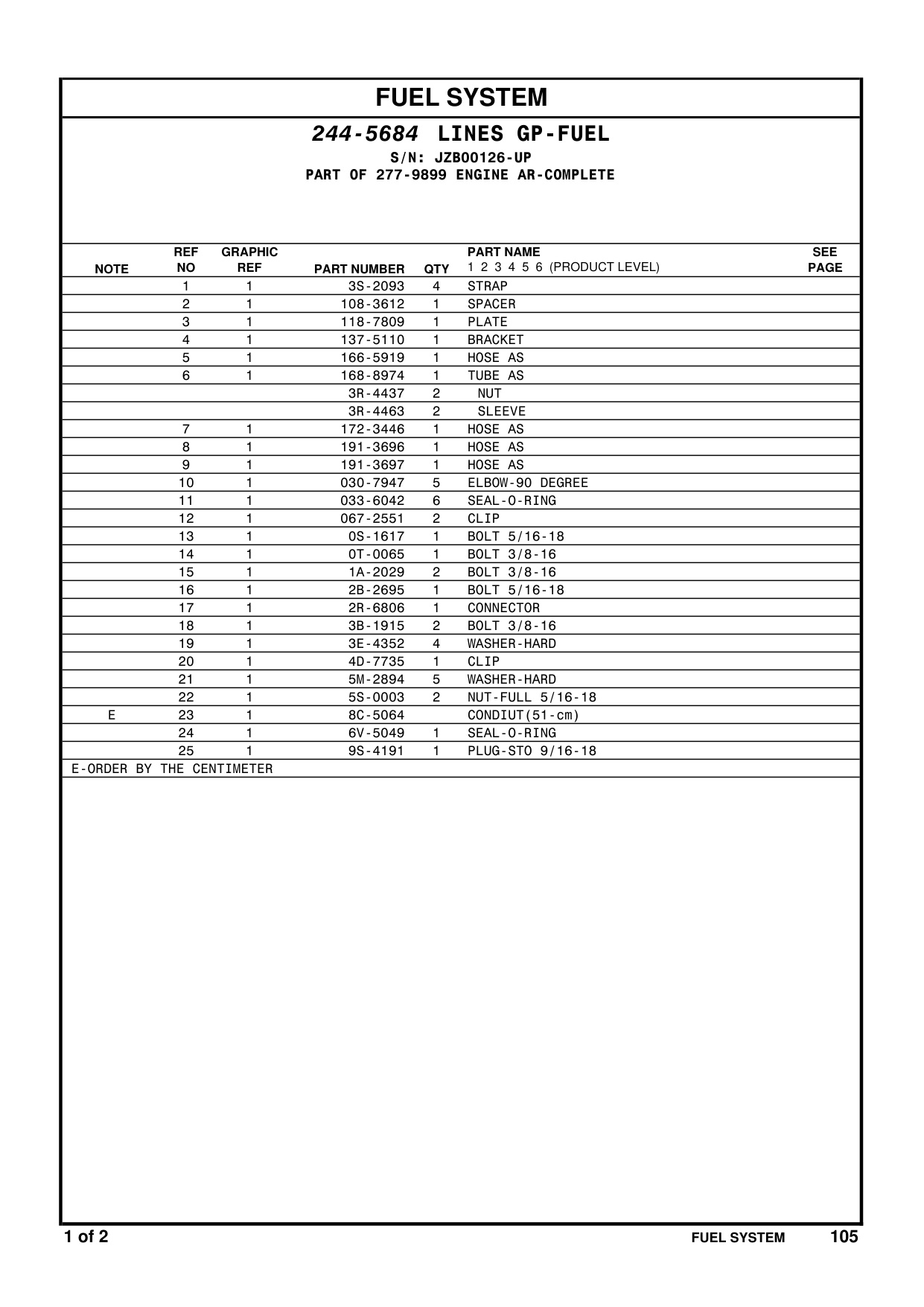 Sample 7 of Caterpillar C18 Genset Heavy Duty Diesel Engine Parts Catalog [PDF]