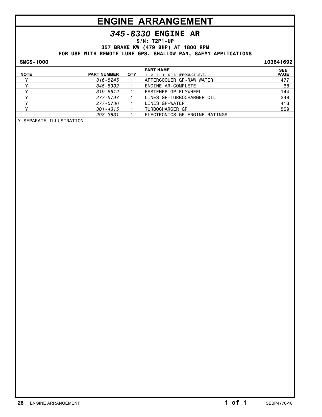 Sample 5 of Caterpillar C18 Marine Engine Parts Catalog [PDF]