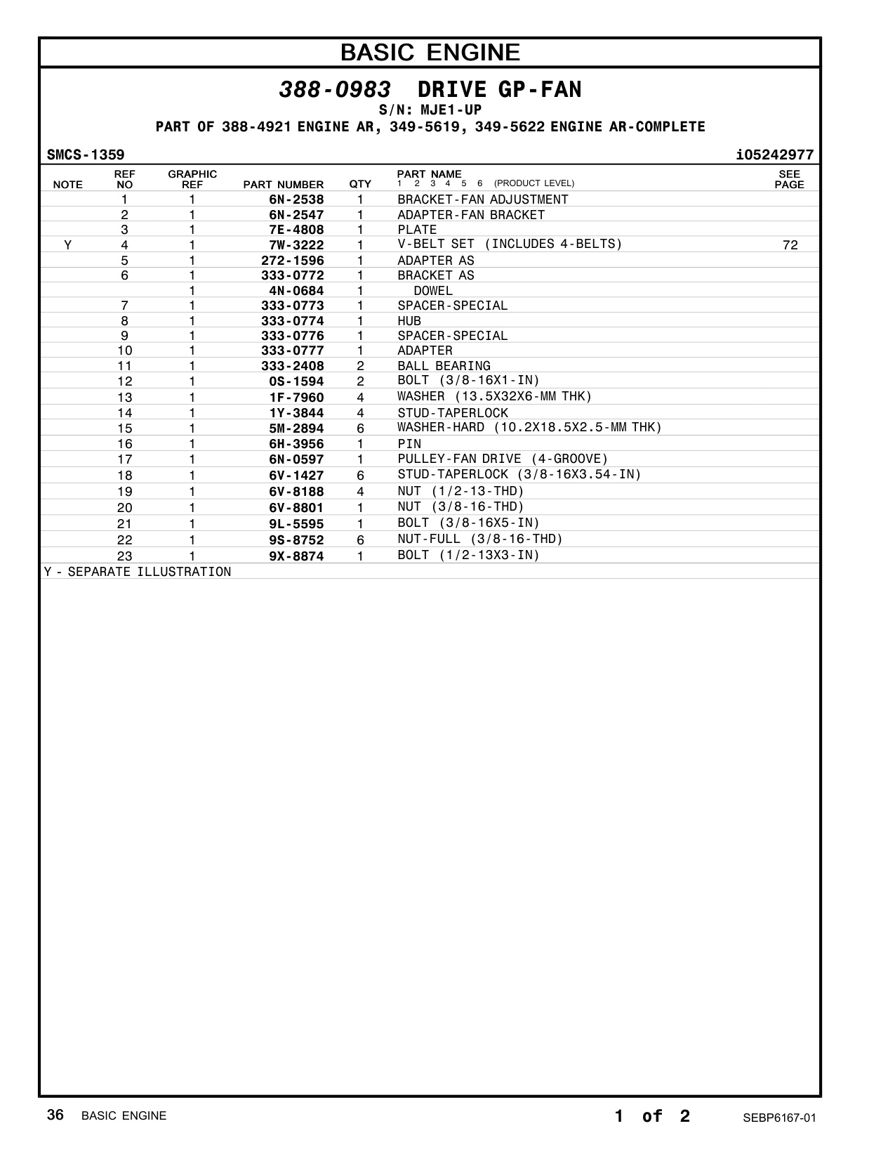 Sample 5 of Caterpillar C27 Generator Set Heavy Duty Diesel Engine Parts Catalog [PDF]