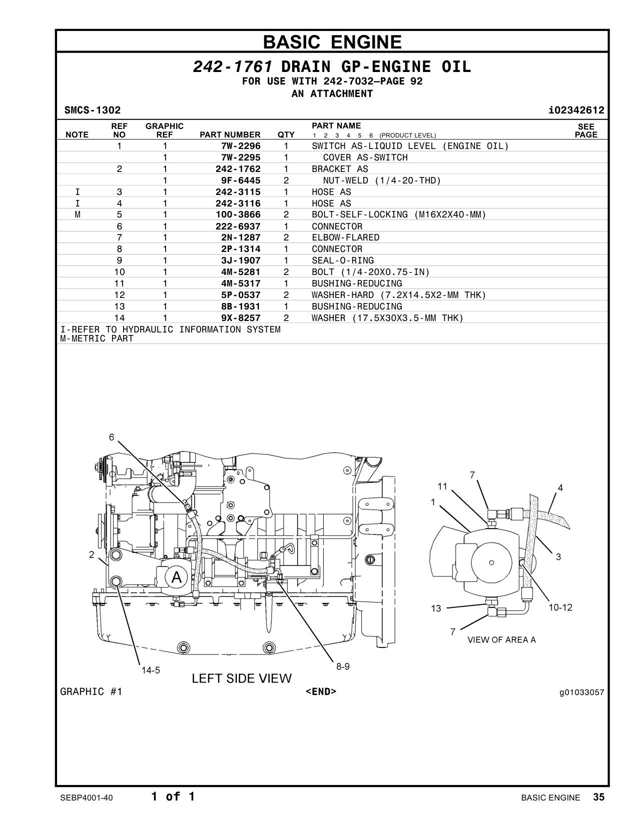 Sample 4 of Caterpillar C9 Marine Heavy Duty Diesel Engine Parts Catalog [PDF]
