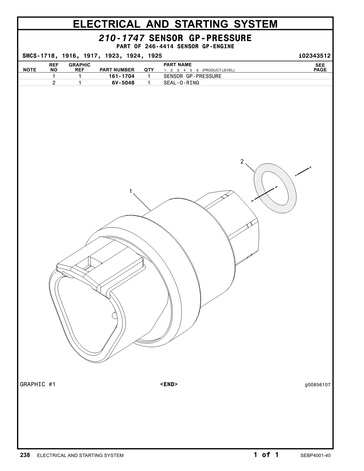 Sample 6 of Caterpillar C9 Marine Heavy Duty Diesel Engine Parts Catalog [PDF]