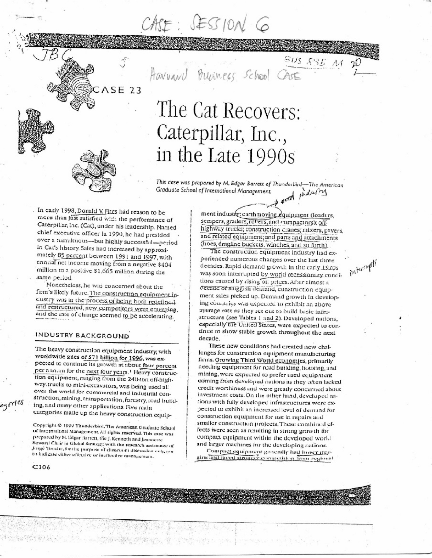 Caterpillar Case Technical Manual [PDF] cover