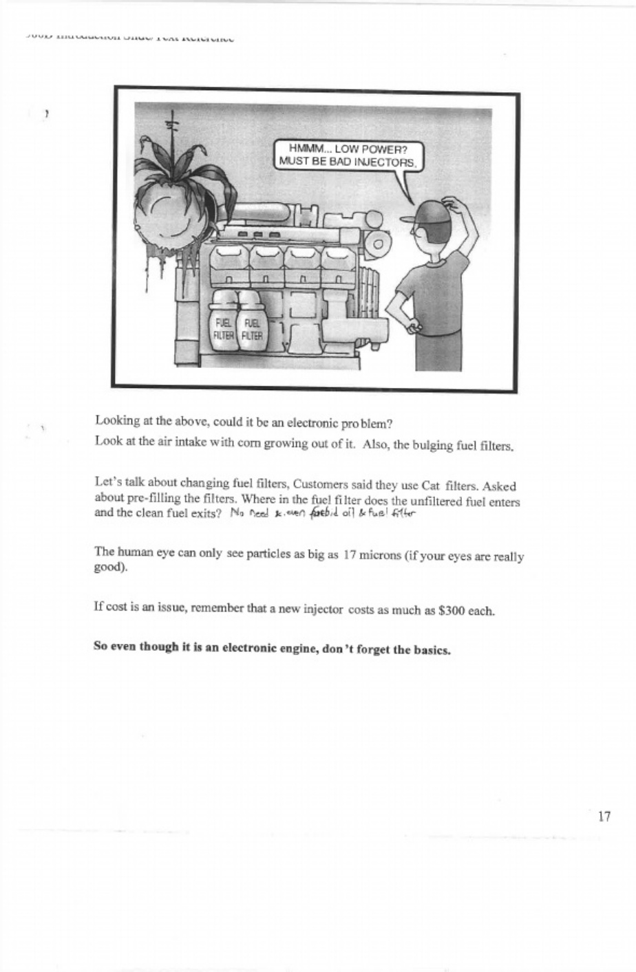 Sample 4 of Caterpillar D3500B Mechanic Training Guide Technical Manual [PDF]