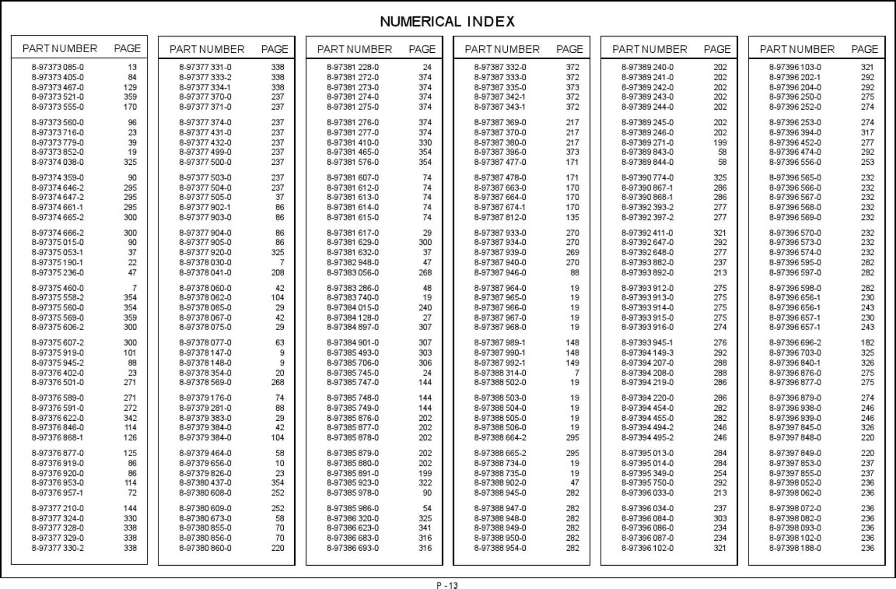 Sample 8 of Isuzu D-MAX Parts Catalog [PDF]