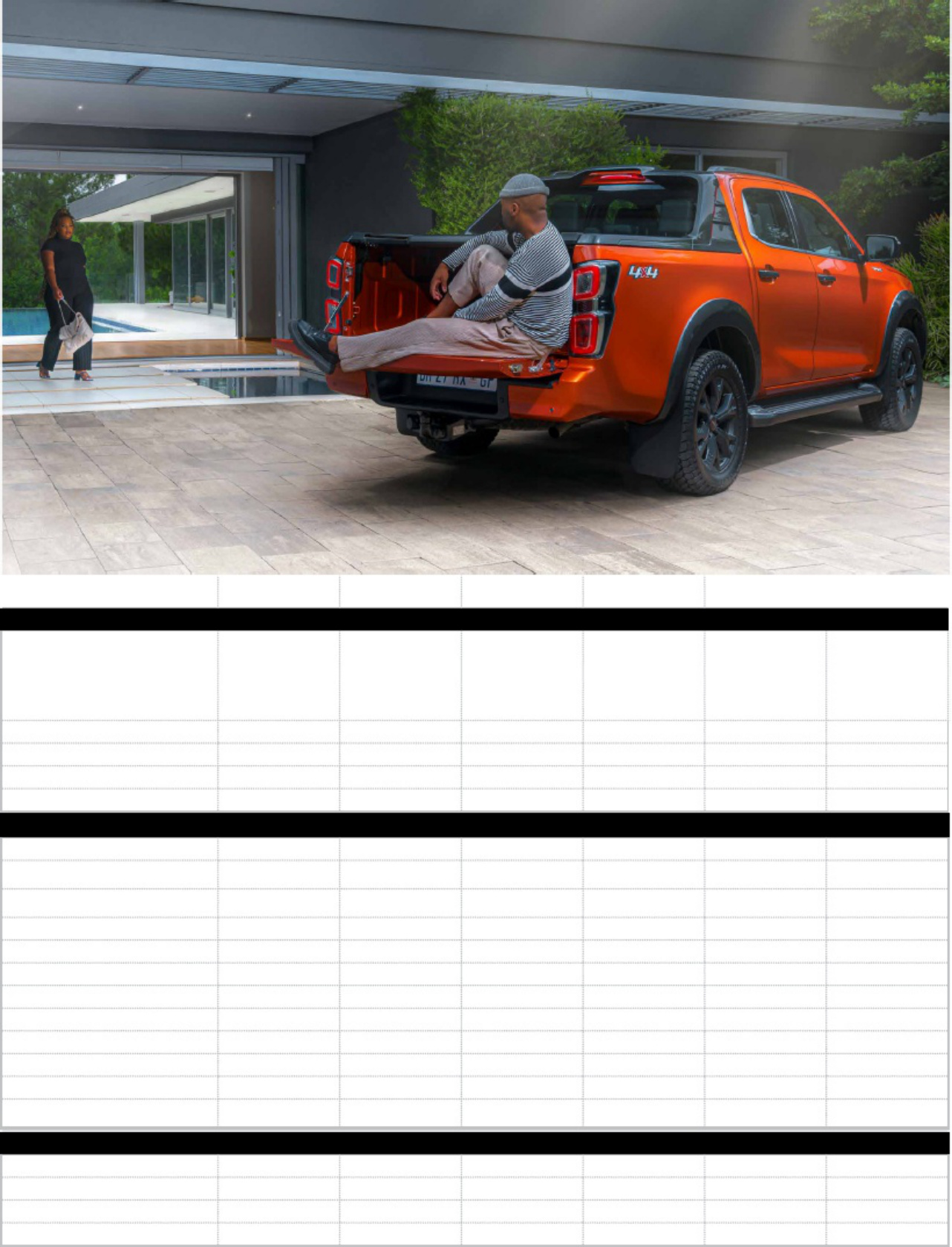 Sample 7 of Isuzu D-Max RG Double-Cab Technical Specifications [PDF]