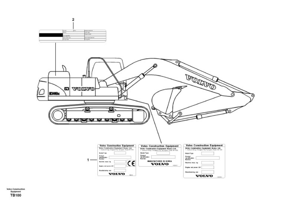 Sample 2 of Volvo CE EC140B Parts Catalog [PDF]